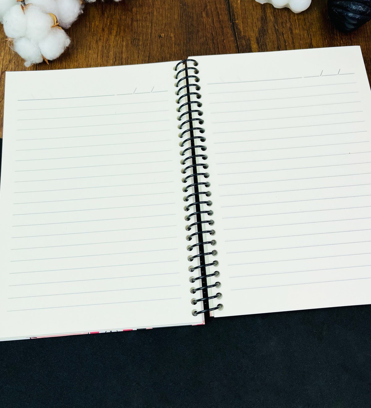 Avokado Tasarımlı Çizgili Spiralli DeftergiftmodaGmd100528