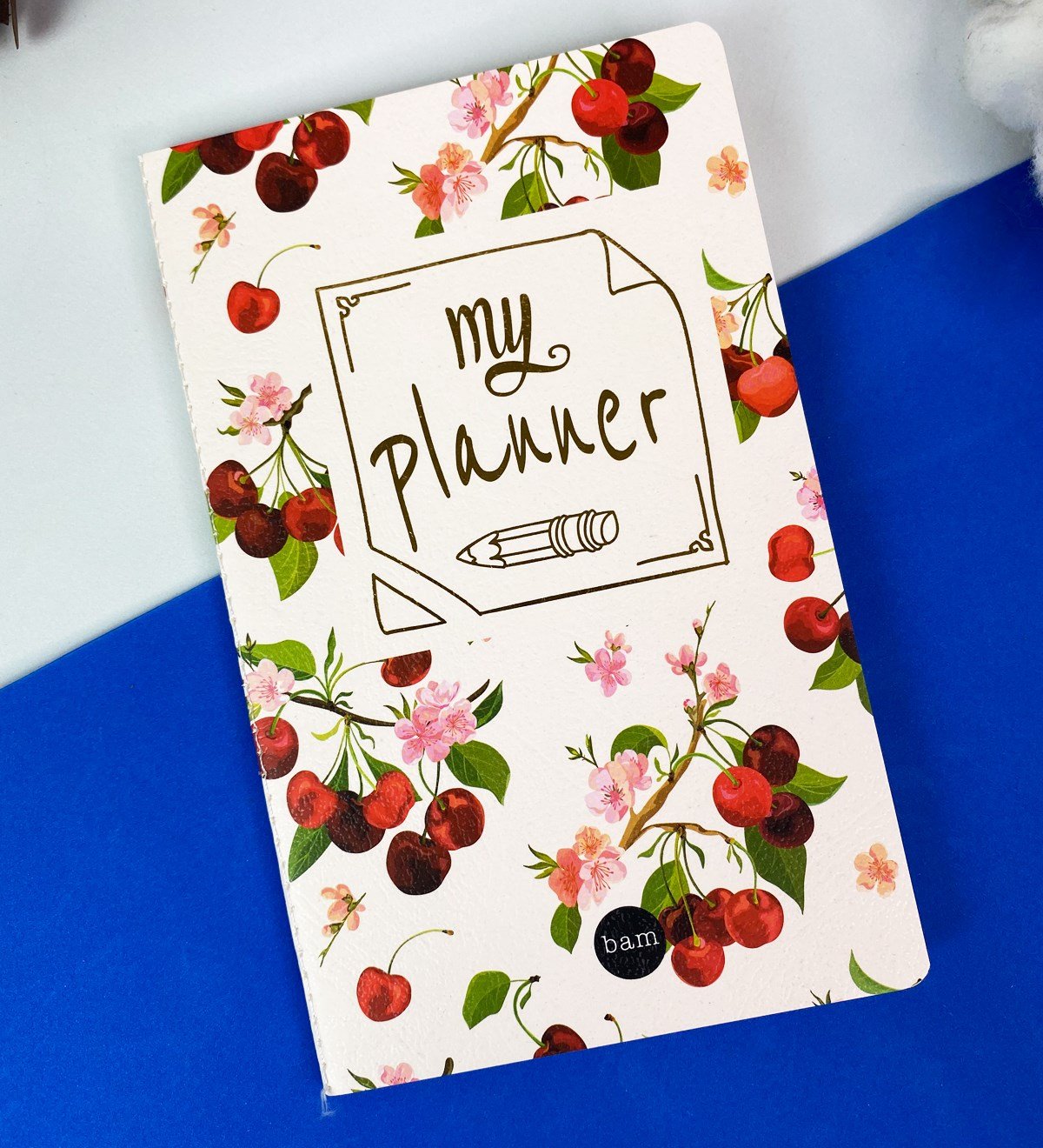 Kiraz Tasarımlı Dikişli DeftergiftmodaGmd100344