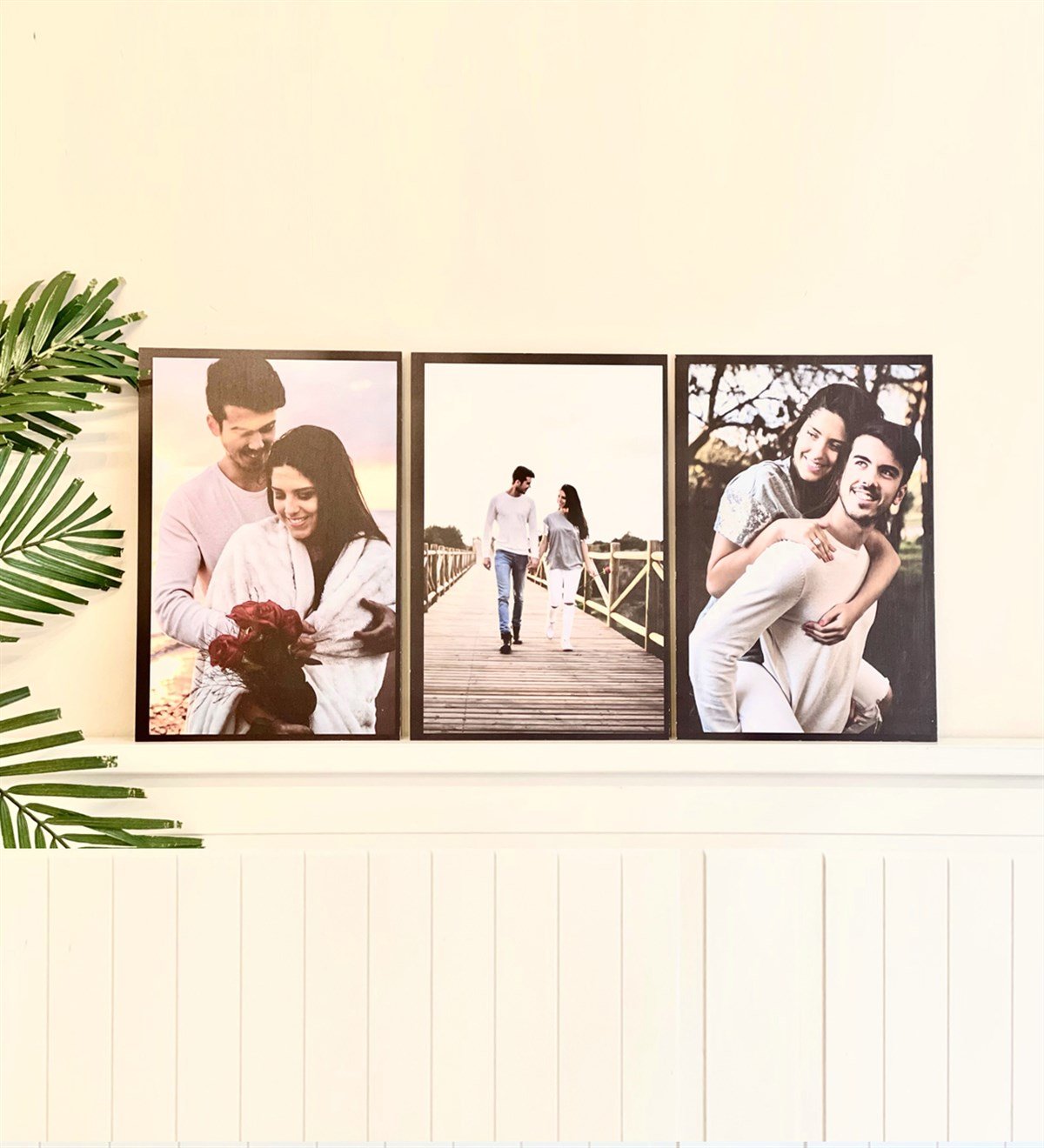 Kişiye Özel 3 Fotoğraflı Duvar Panosu 3'lü SetgiftmodaGM-P-23