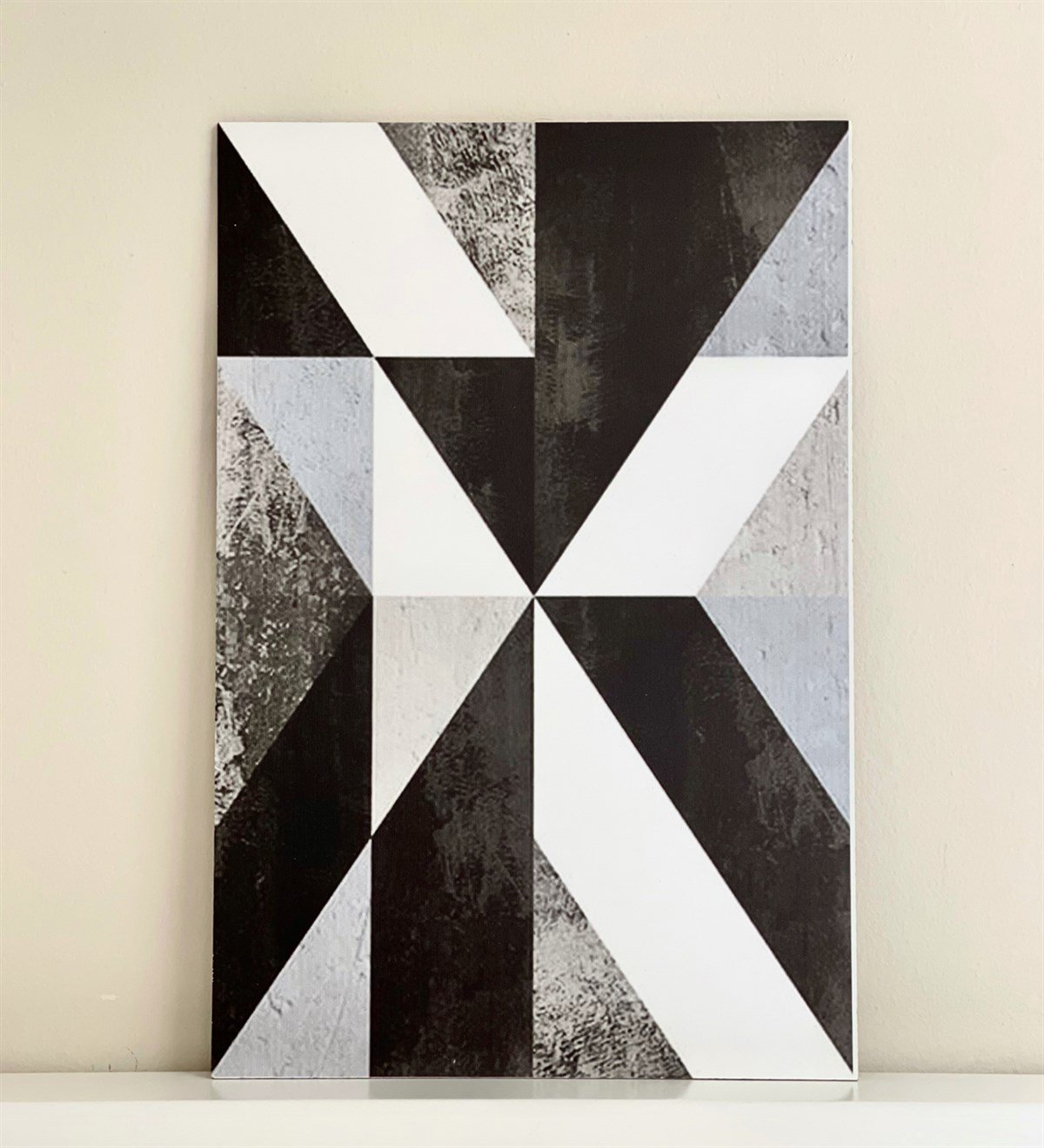 Soyut Geometrik Tasarımlı Duvar Panosu 3'lü SetgiftmodaGM-P-28