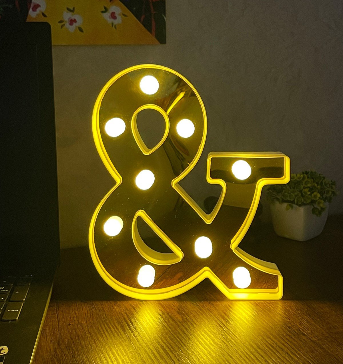 3D Işıklı Led Harf Dekoratif Aydınlatma Büyük BoygiftmodaGm-4176