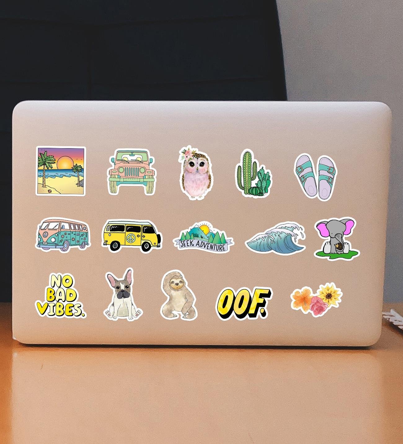 25'li Su Geçirmez Opak Sticker Seri : 10giftmodaBM-1022-9