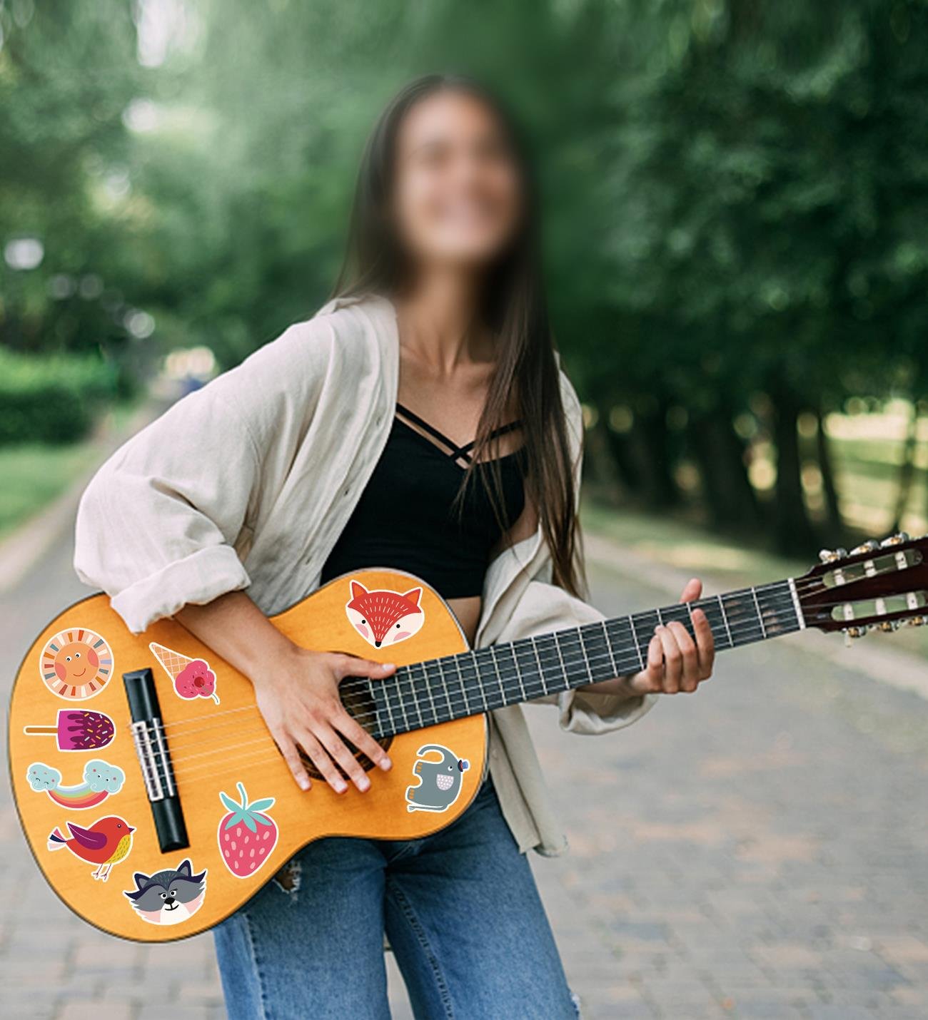 25'li Su Geçirmez Opak Sticker Seri : 4giftmodaBM-1022-3