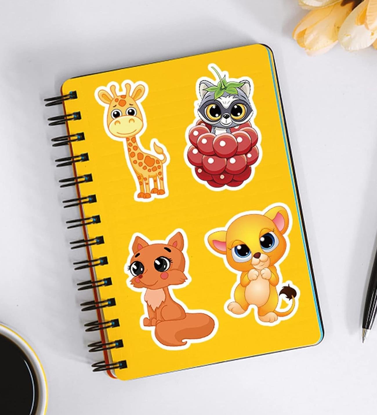 25'li Su Geçirmez Opak Sticker Seri : 14giftmodaBM-1022-13