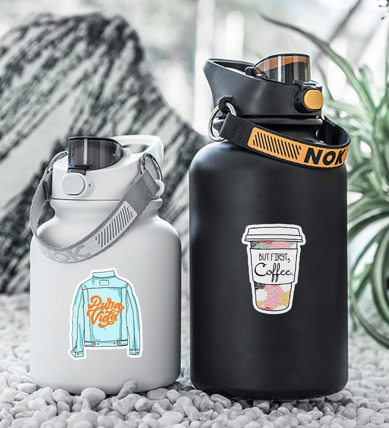 25'li Su Geçirmez Opak Sticker Seri : 18giftmodaBM-1022-17