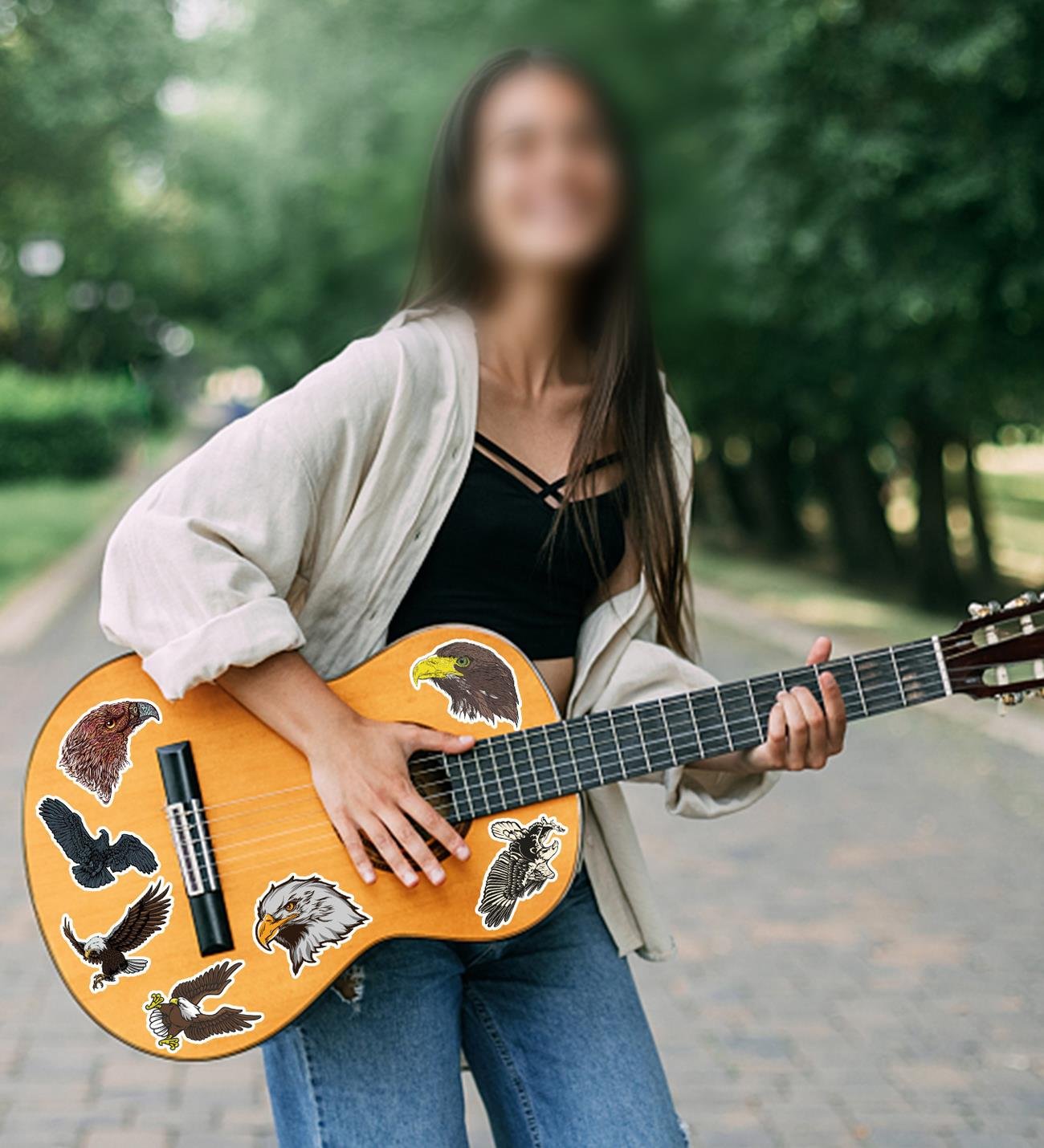 25'li Su Geçirmez Opak Sticker Seri : 12giftmodaBM-1022-11