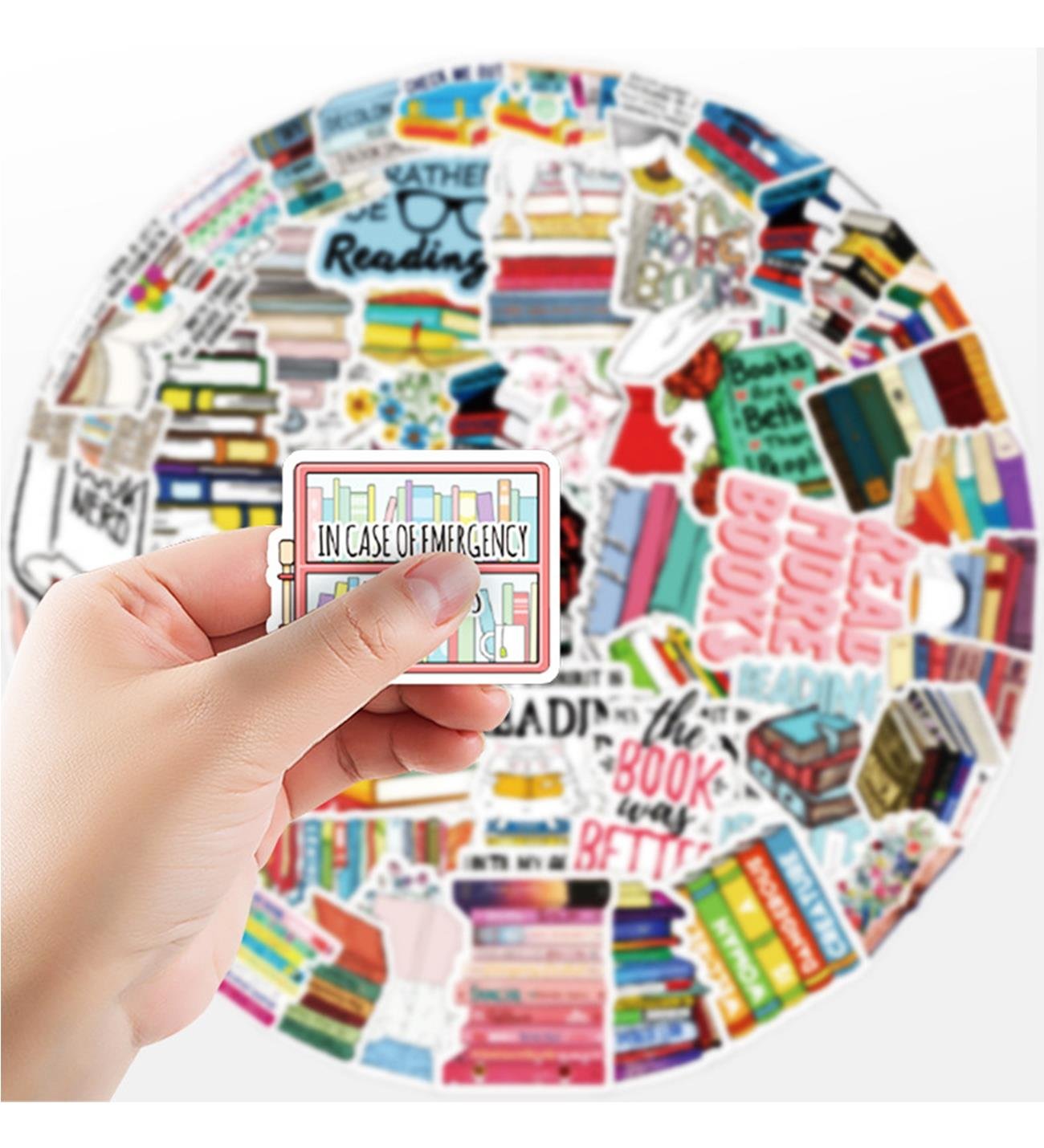 25'li Su Geçirmez Opak Sticker Seri : 6giftmodaBM-1022-5