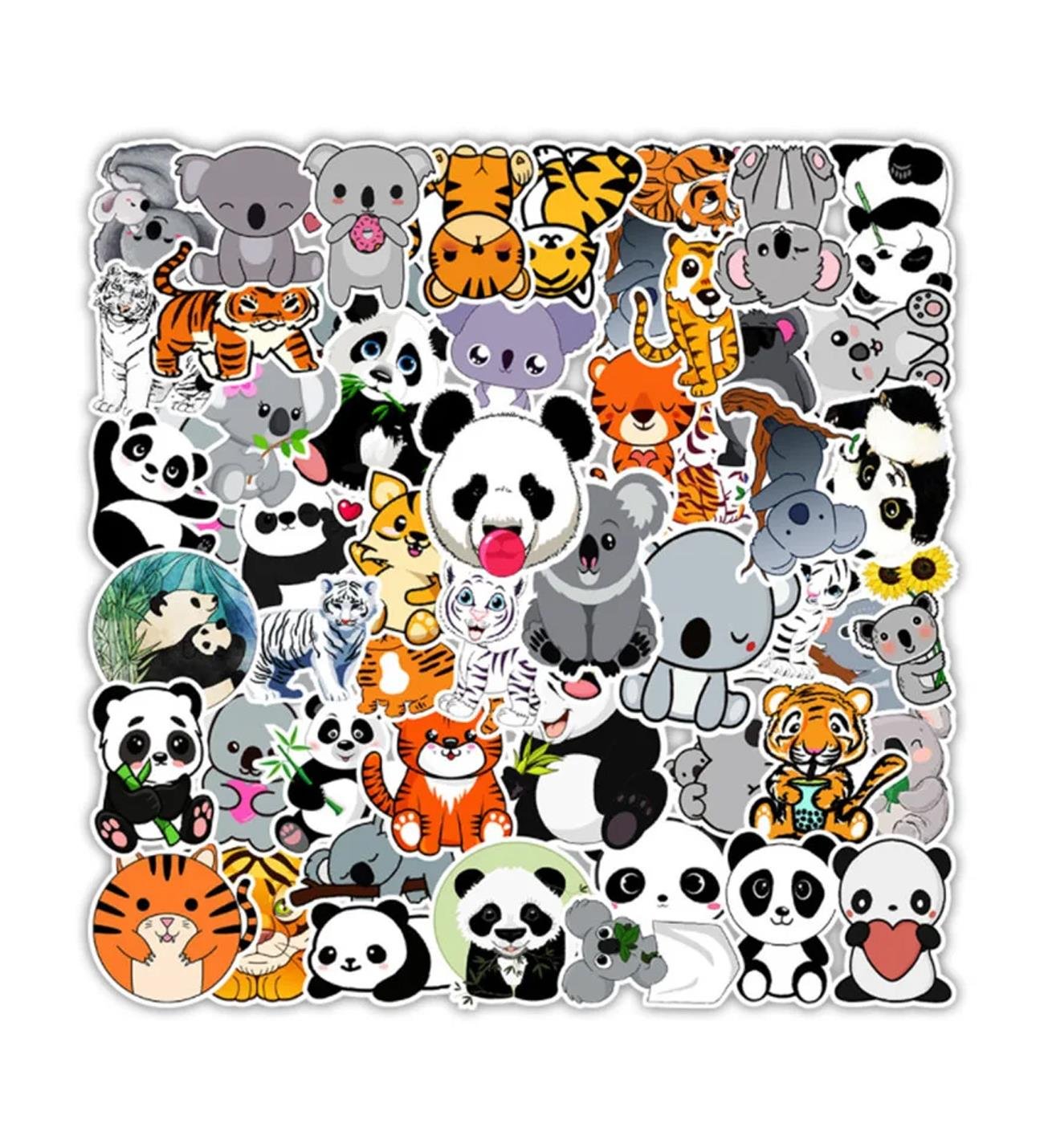 25'li Su Geçirmez Opak Sticker Seri : 20giftmodaBM-1022-19