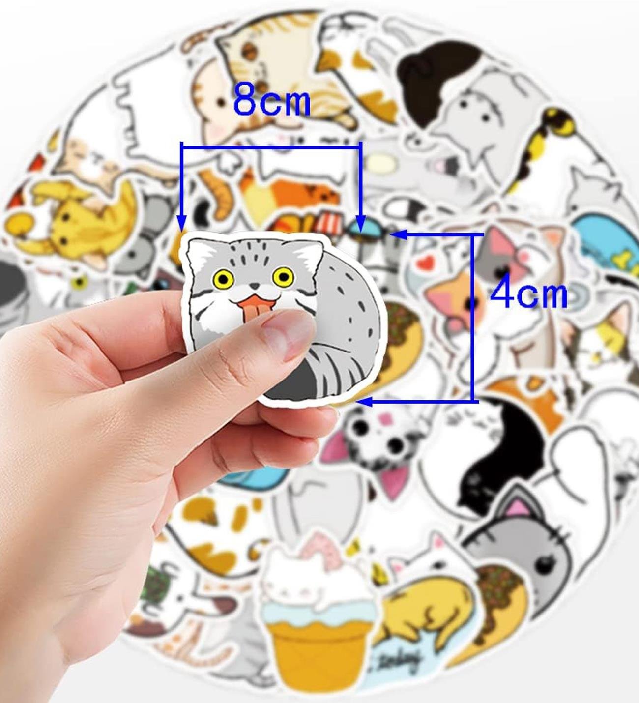 25'li Su Geçirmez Opak Sticker Seri : 3giftmodaBM-1022-2