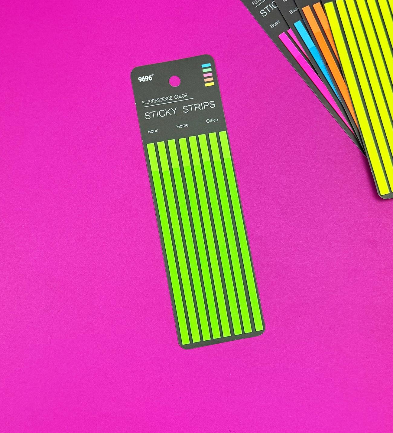 Ince Uzun Şerit Renkli Postit Kitap Ayracı Ayraç Post-itgiftmodaBM-1264