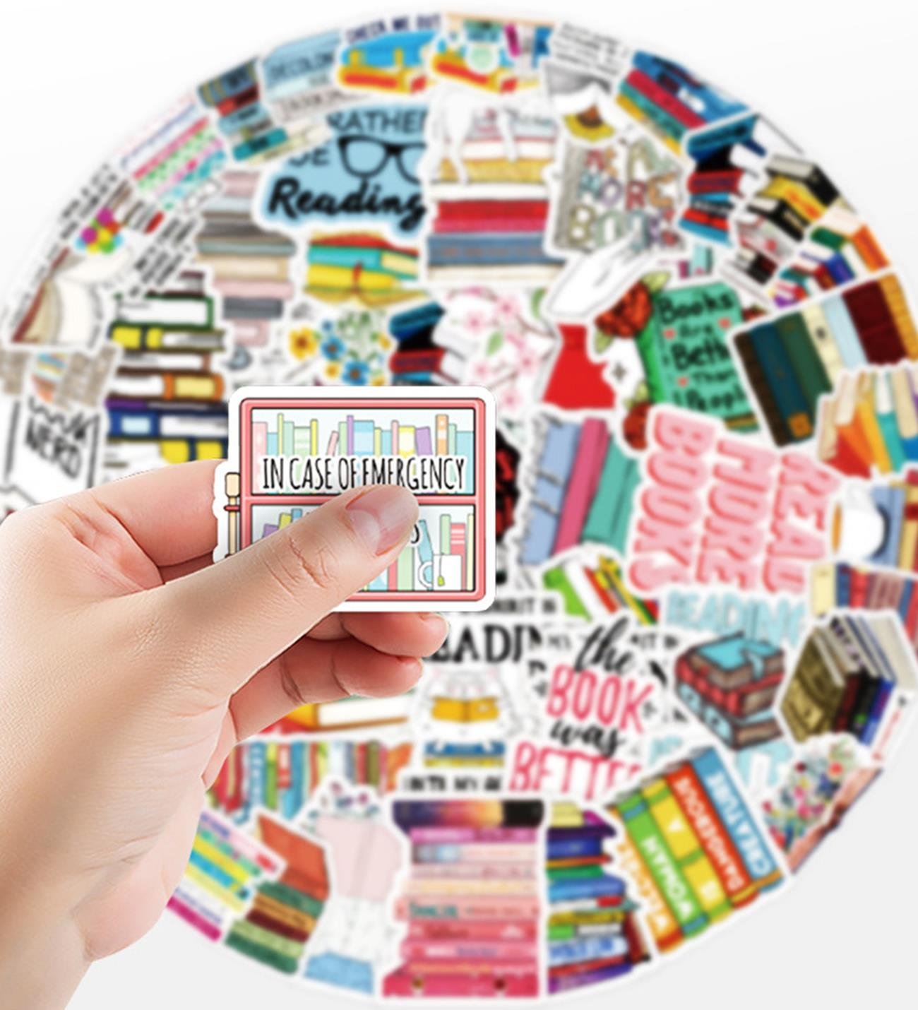 25'li Su Geçirmez Opak Sticker Seri : 6giftmodaBM-1022-5