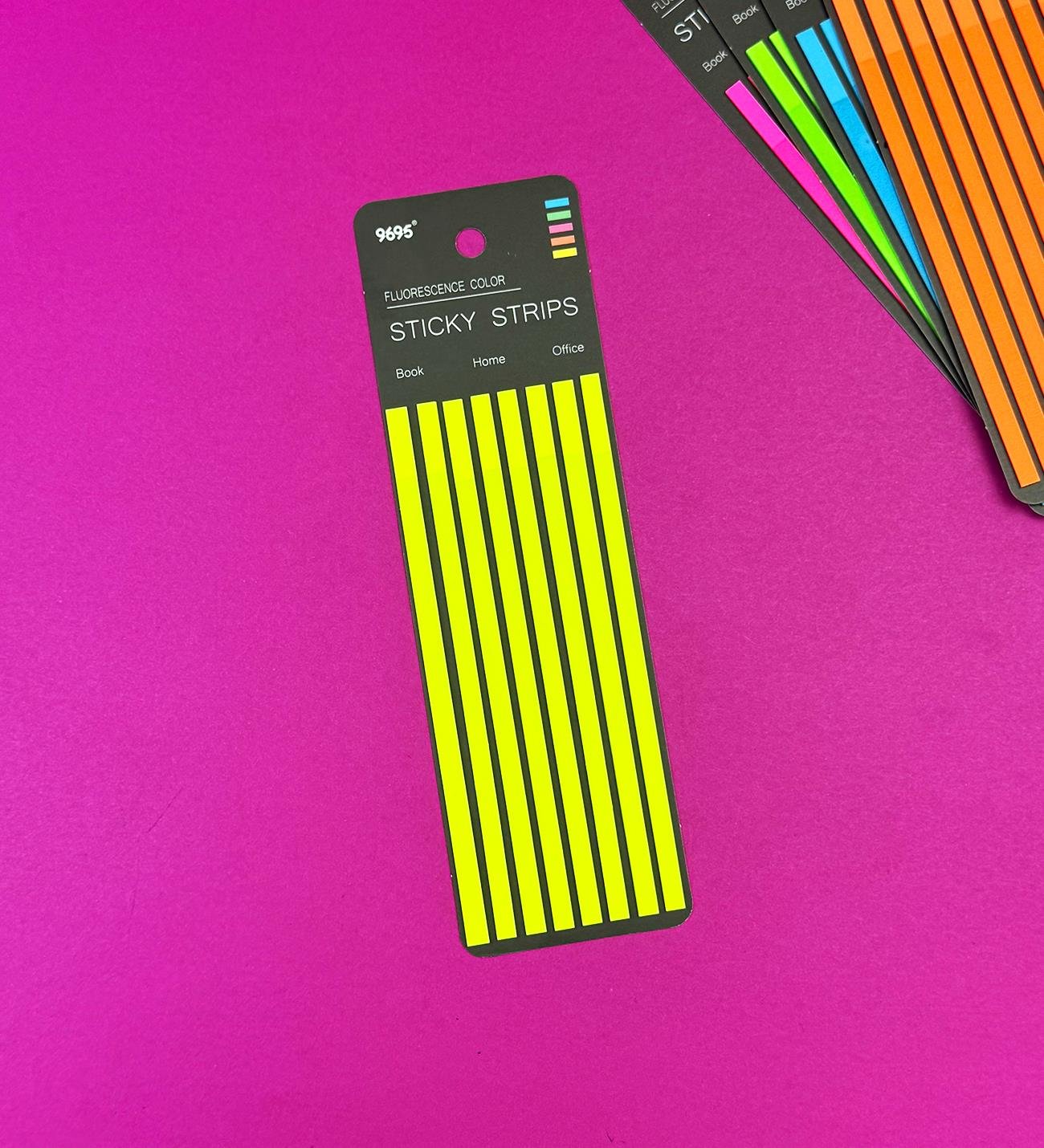 Ince Uzun Şerit Renkli Postit Kitap Ayracı Ayraç Post-itgiftmodaBM-1264