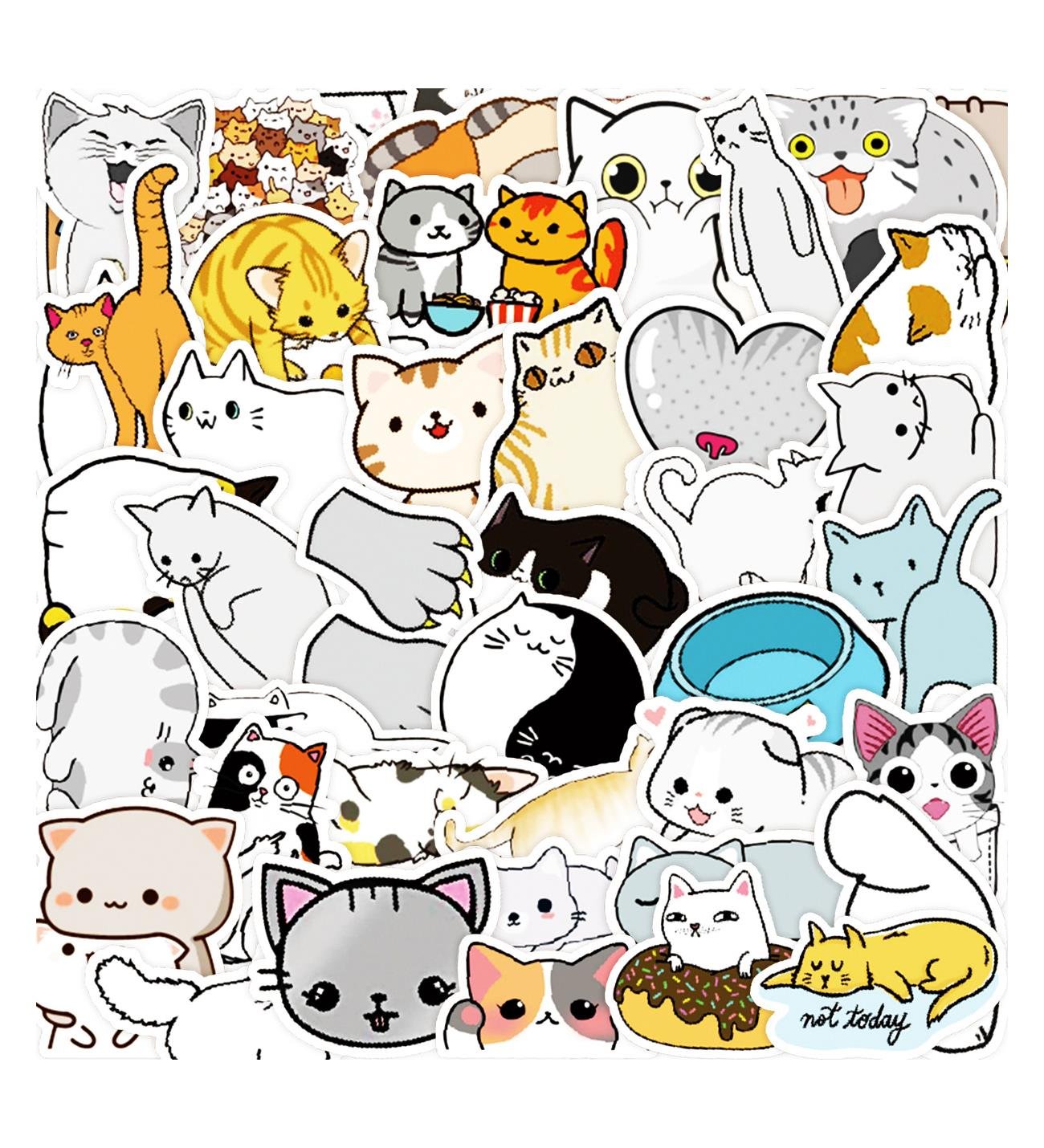 25'li Su Geçirmez Opak Sticker Seri : 3giftmodaBM-1022-2