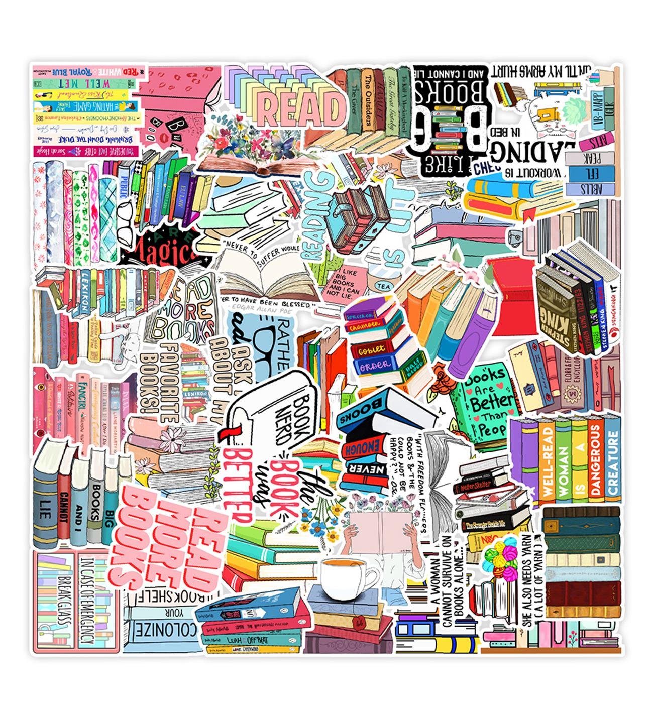 25'li Su Geçirmez Opak Sticker Seri : 6giftmodaBM-1022-5