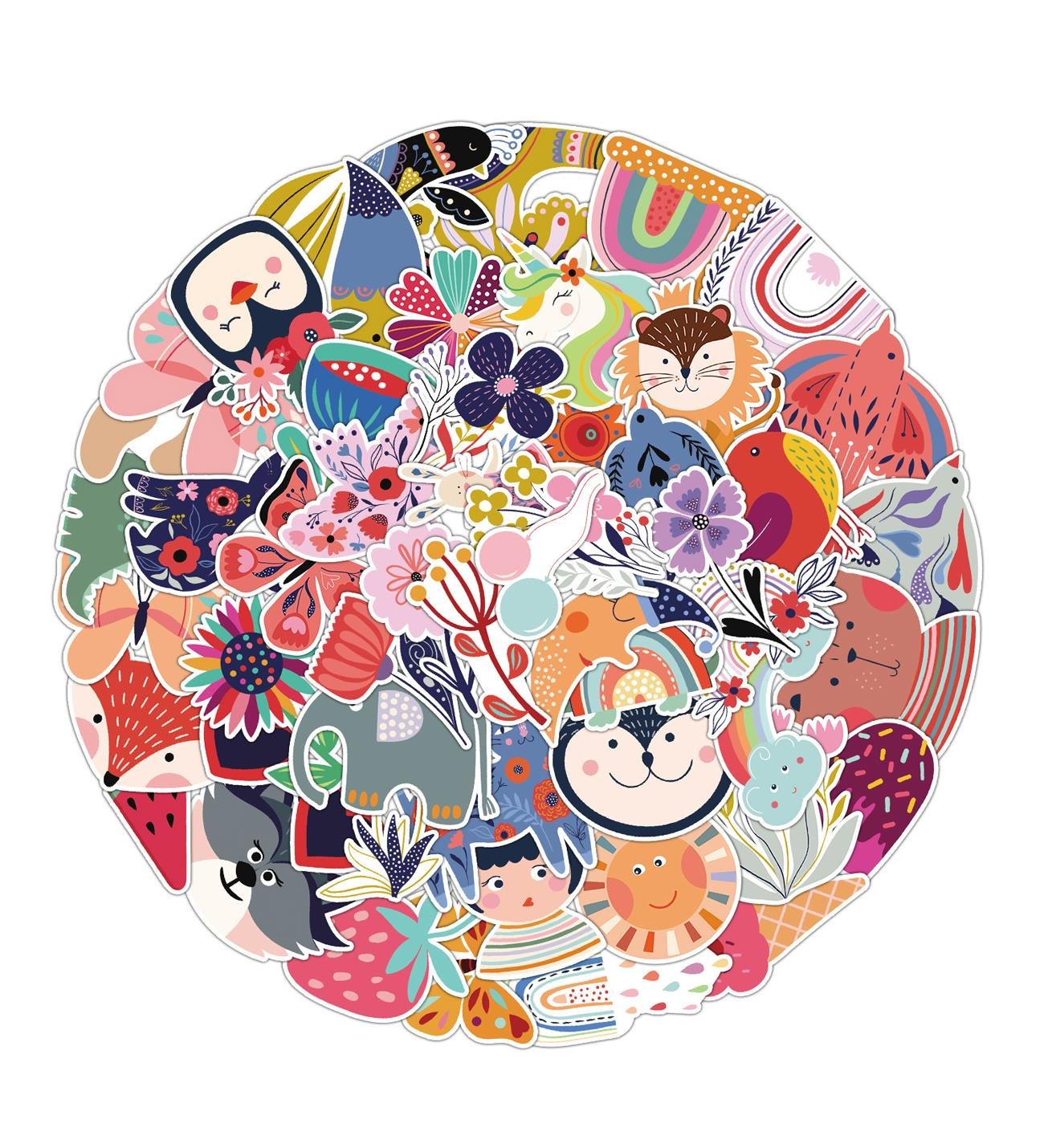 25'li Su Geçirmez Opak Sticker Seri : 4giftmodaBM-1022-3