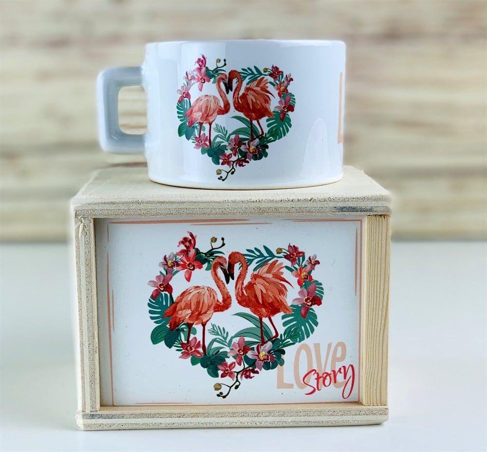 Flamingo Tasarımlı Hediye SetiGiftmodaG007