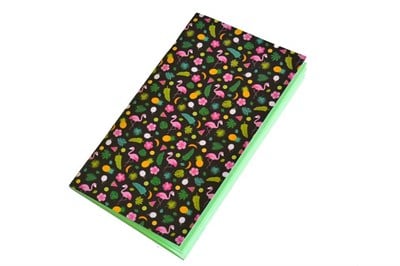 Flamingo Yeşil Yapraklı Defter