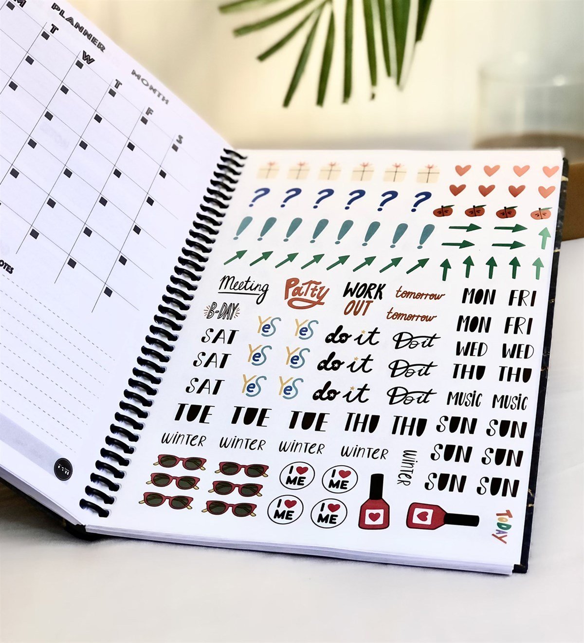 Galaxy Tarihsiz Haftalık PlanlayıcıGiftmodaGmp-022