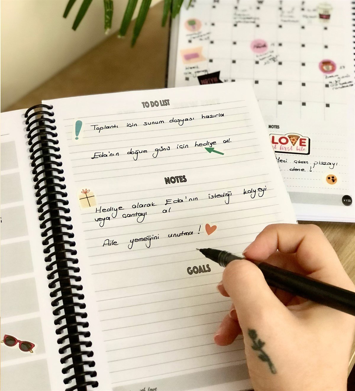 Galaxy Tarihsiz Haftalık PlanlayıcıGiftmodaGmp-022