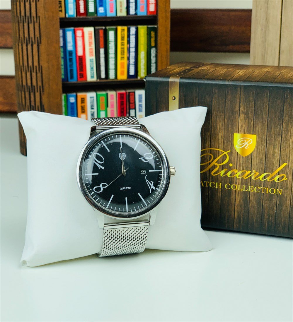 Gümüş Hasır Kordonlu SaatGiftmodaGümüş-Kordonlu-Saat