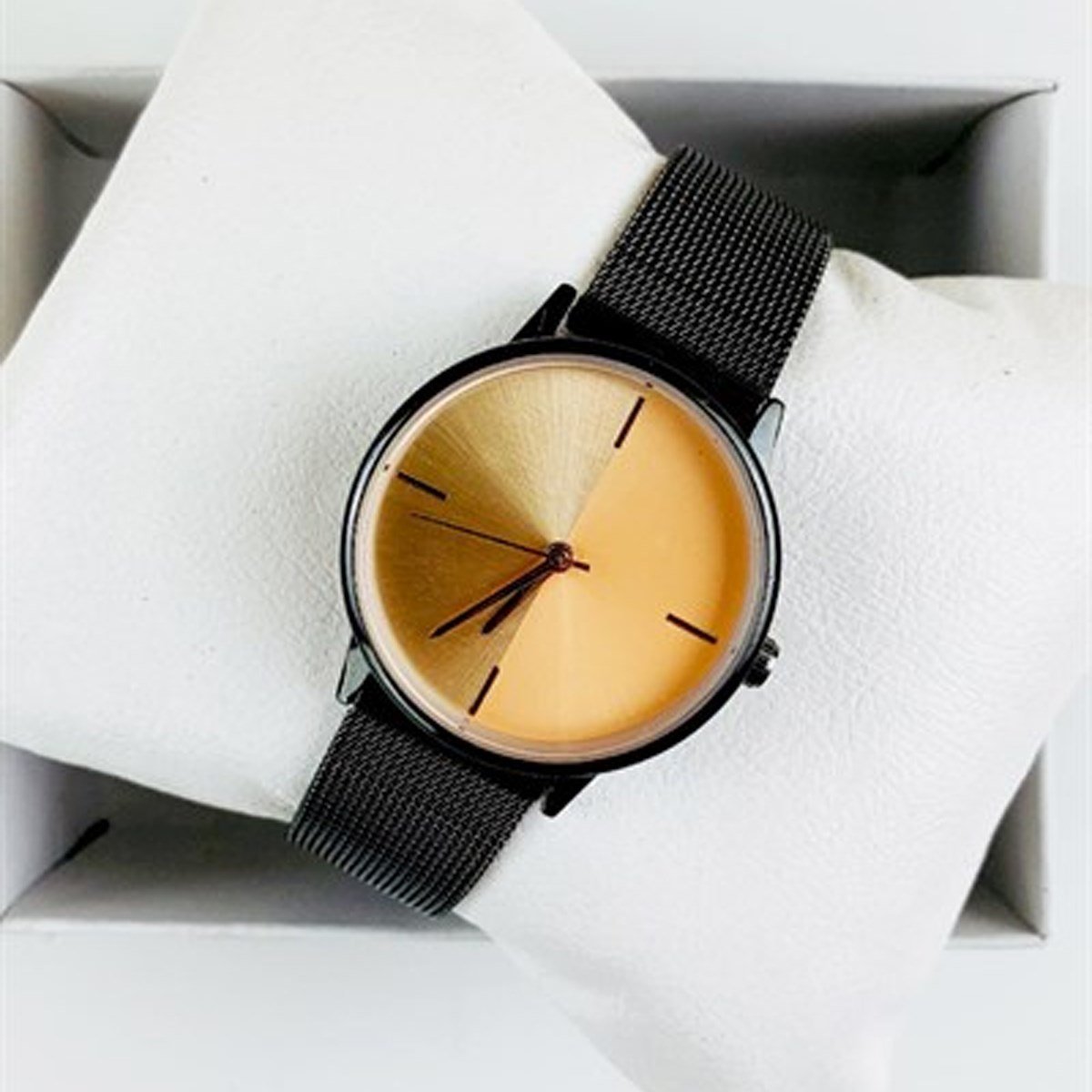 Hasır Antrasit Kordon Tasarım Kadın SaatiMarkasızGM1049