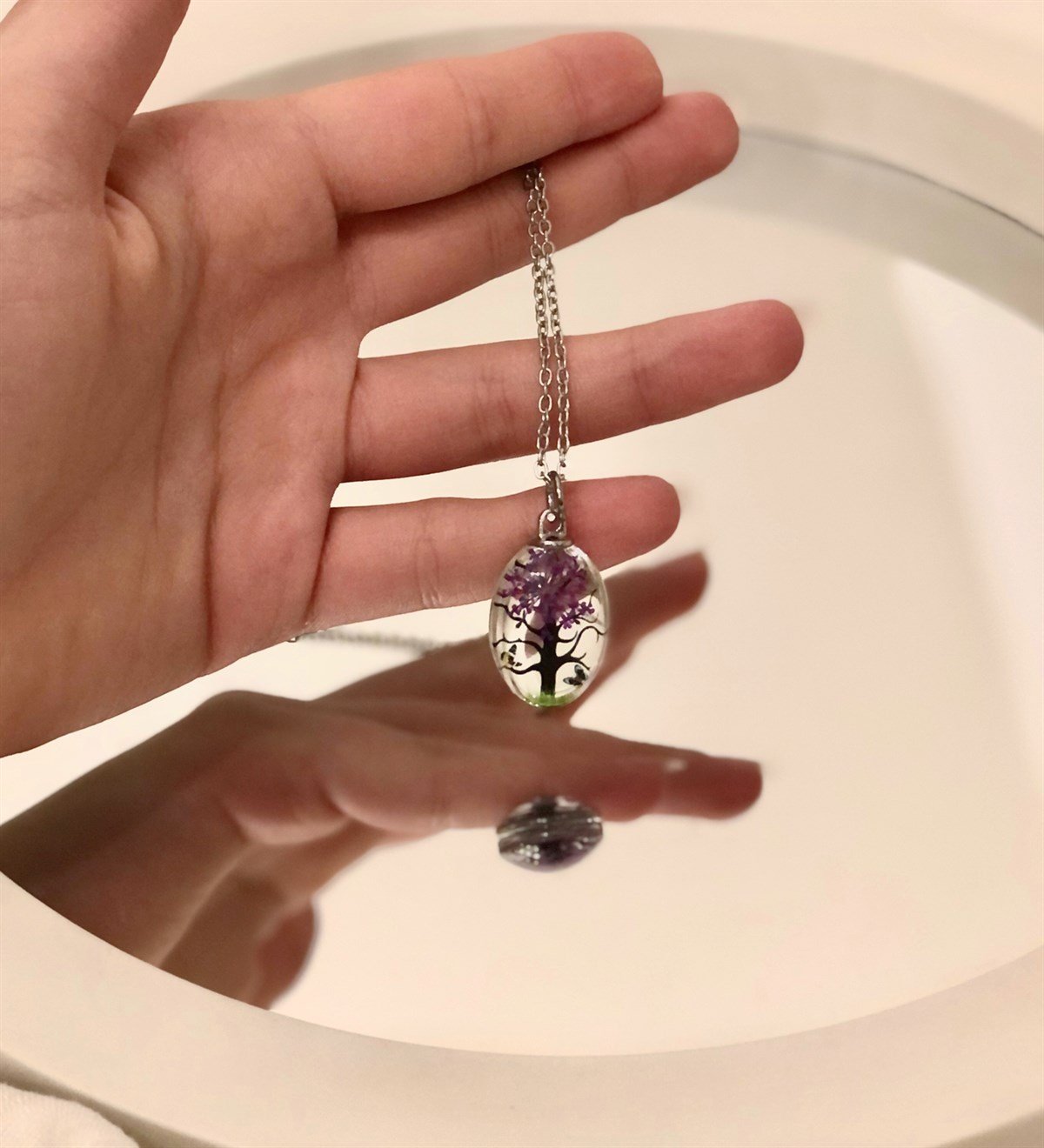 Hayat Ağacı Damla KolyeGiftmodaGmky100014