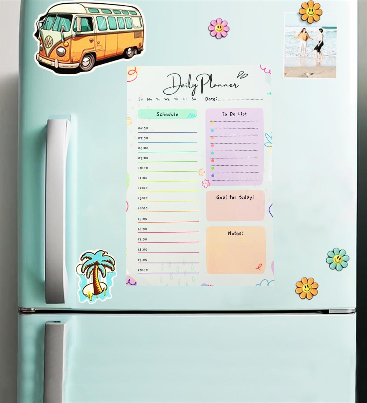 Çoklu Planlayıcı Buzdolabı Magneti Yazsil Kalem HediyeligiftmodaGmig000073