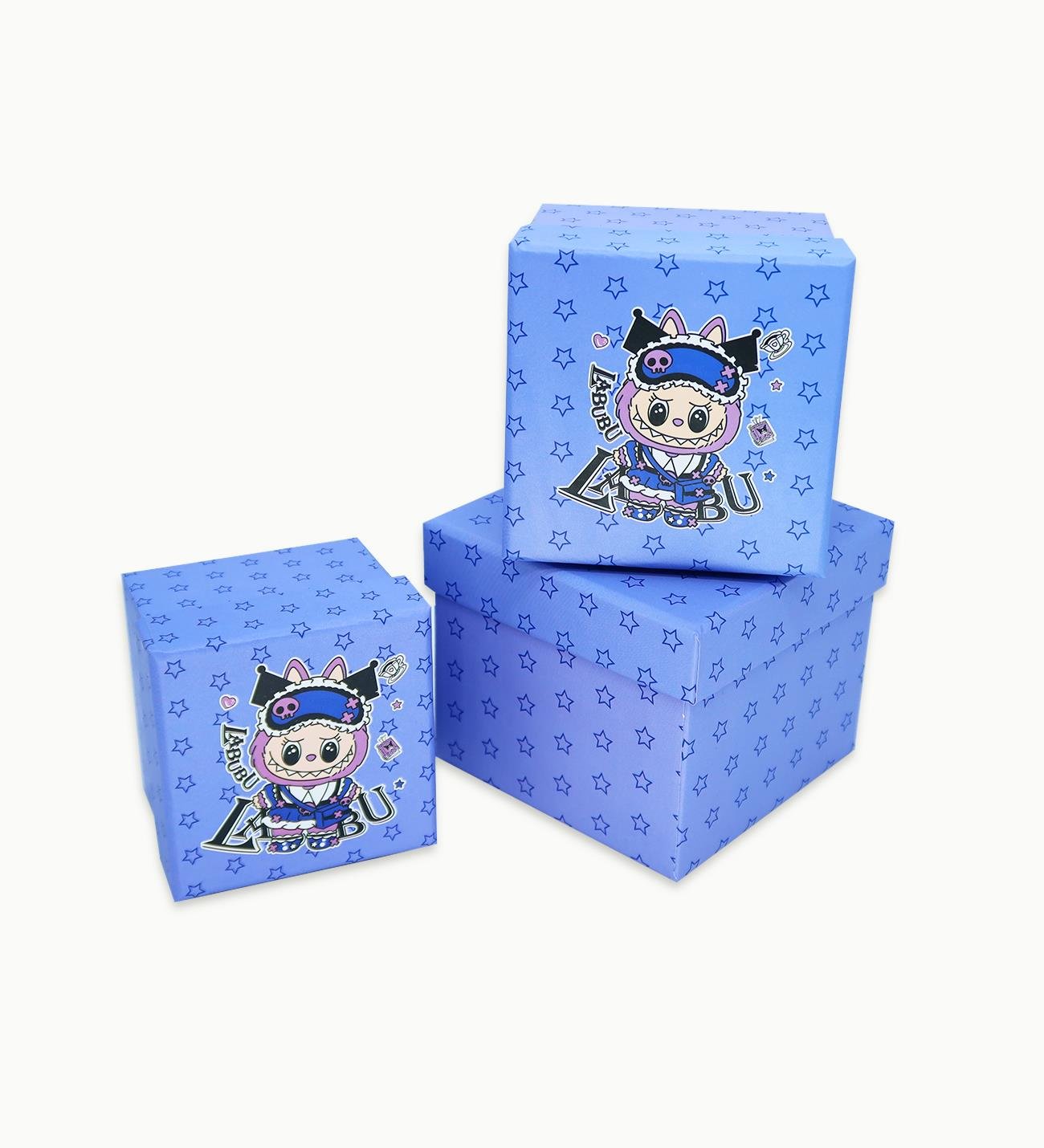 Labubu Seri: 2 Desenli 3'lü Hediye, Kutusu Seti | Mini Kutu SetigiftmodaBam-1323	