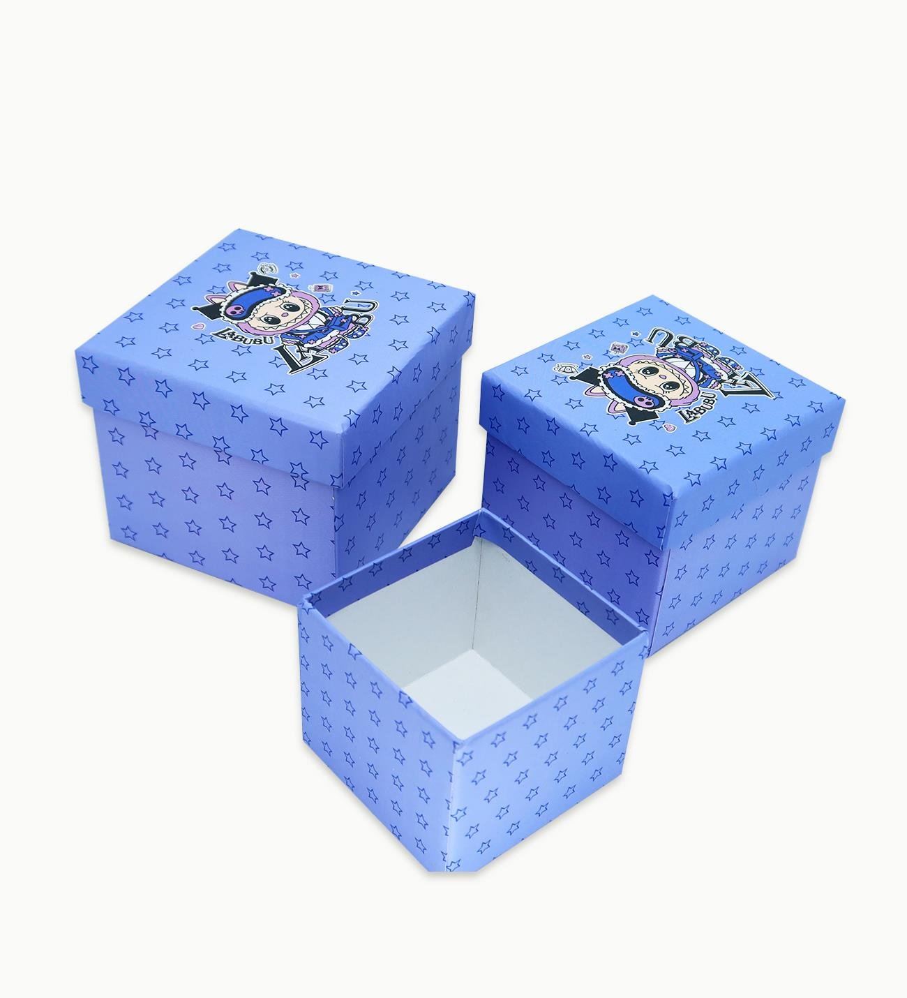 Labubu Seri: 2 Desenli 3'lü Hediye, Kutusu Seti | Mini Kutu SetigiftmodaBam-1323	