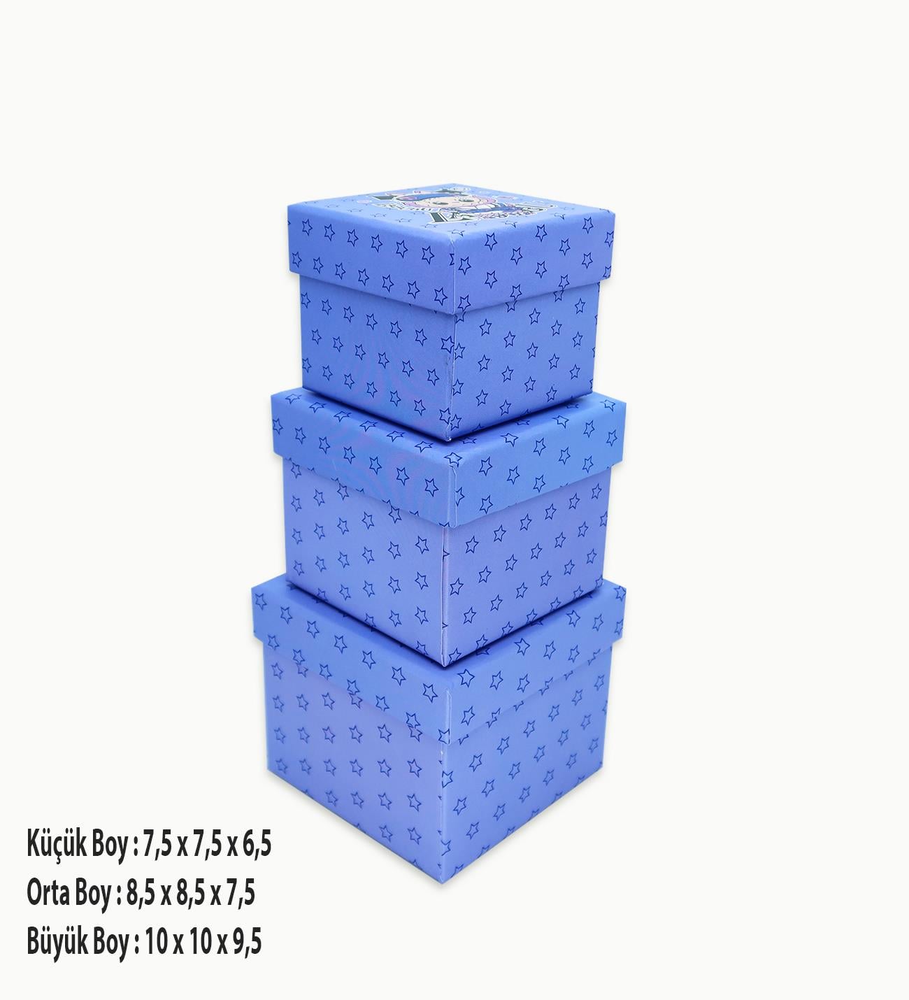 Labubu Seri: 2 Desenli 3'lü Hediye, Kutusu Seti | Mini Kutu SetigiftmodaBam-1323	