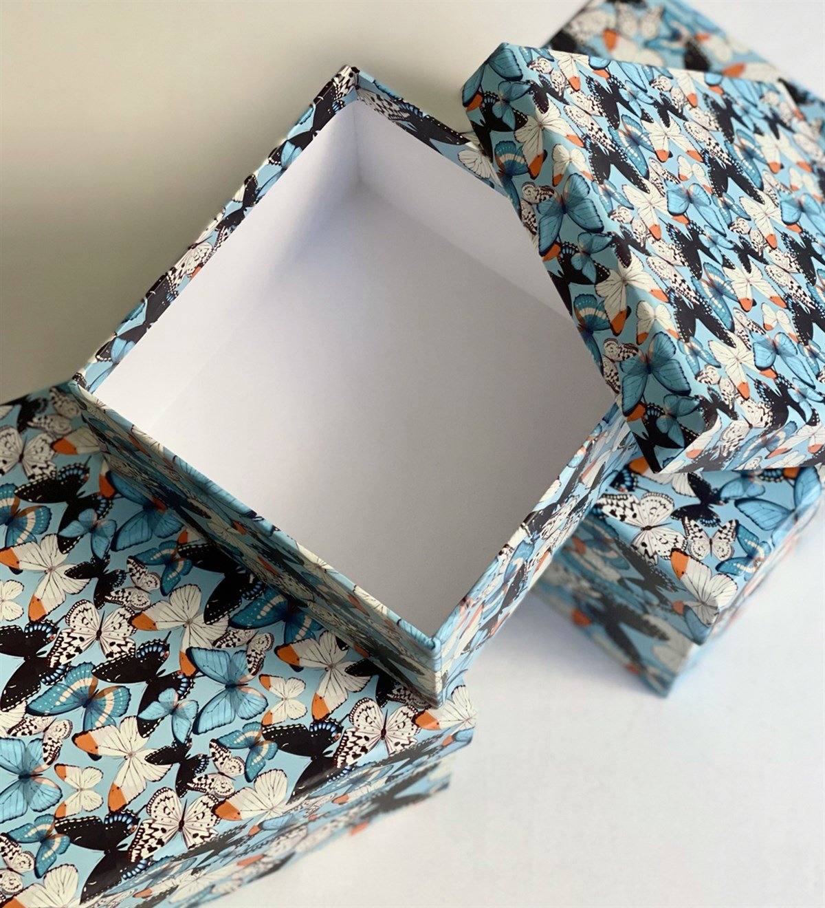 Kelebek Tasarımlı 3'lü KutugiftmodaGmhk10023