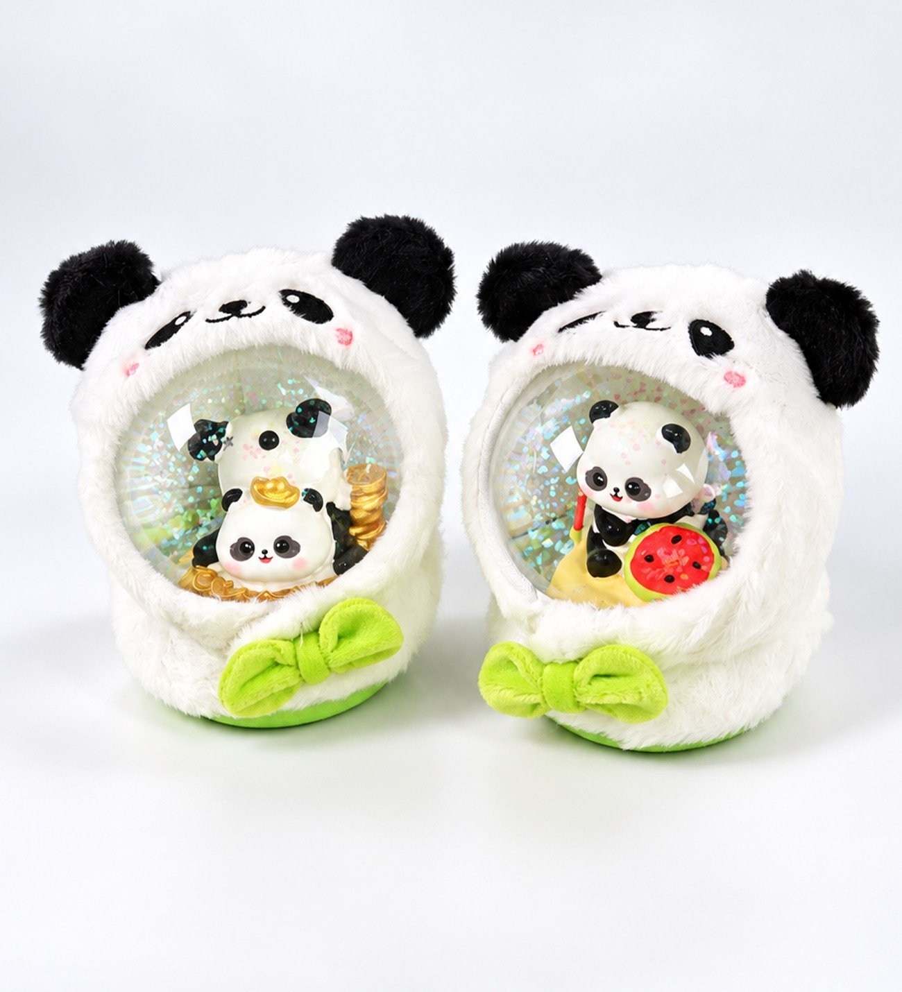 Panda Midi Boy Peluşlu Işıklı Kar KüresigiftmodaBM-2719