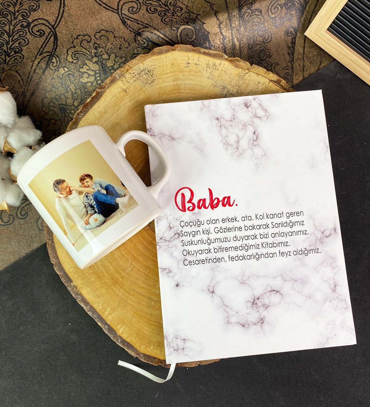 Baba Tasarımlı Kupa Ve Defter SetgiftmodaGmhs101720