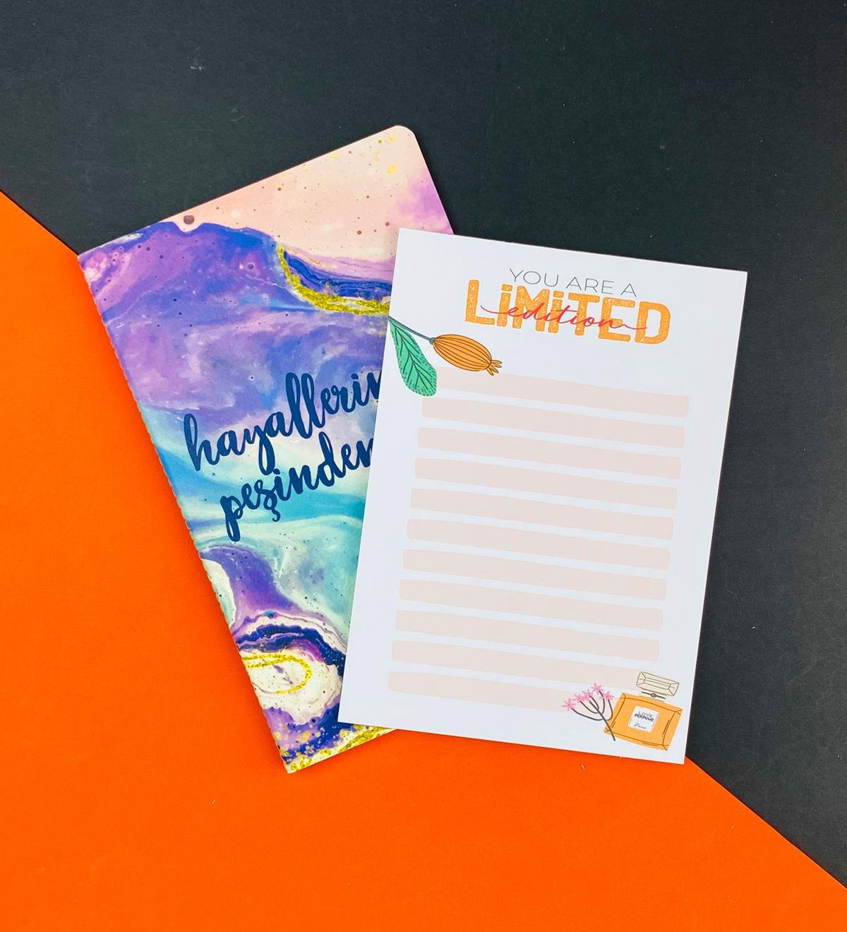 To Do List Yapılacak Listesi Dikişli Defter ve Klavye Önü Haftalık Planlayıcı Set:15giftmodaGmhs101955