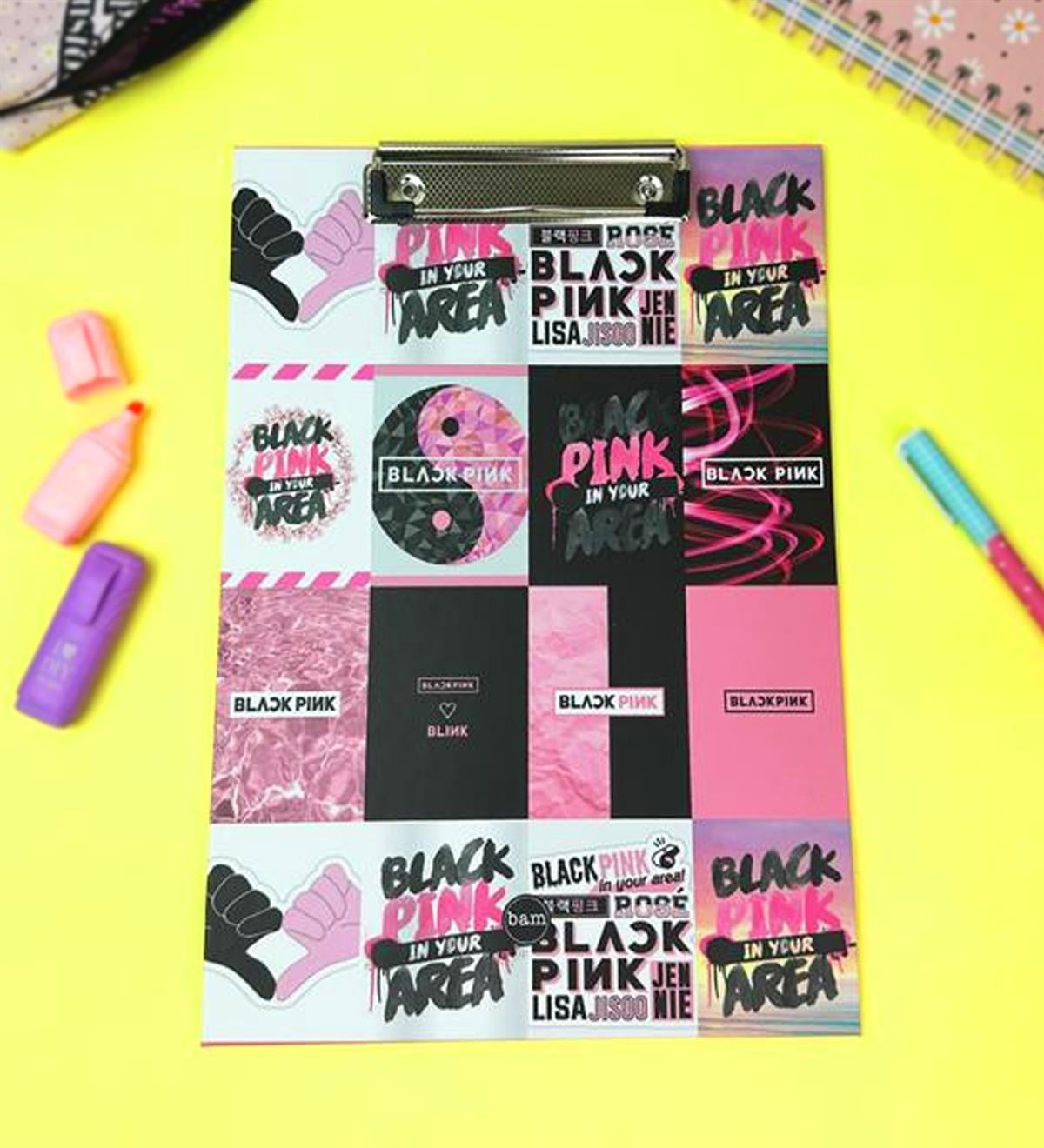 Black Pink Tasarımlı Kırtasiye SetigiftmodaGmhs101877