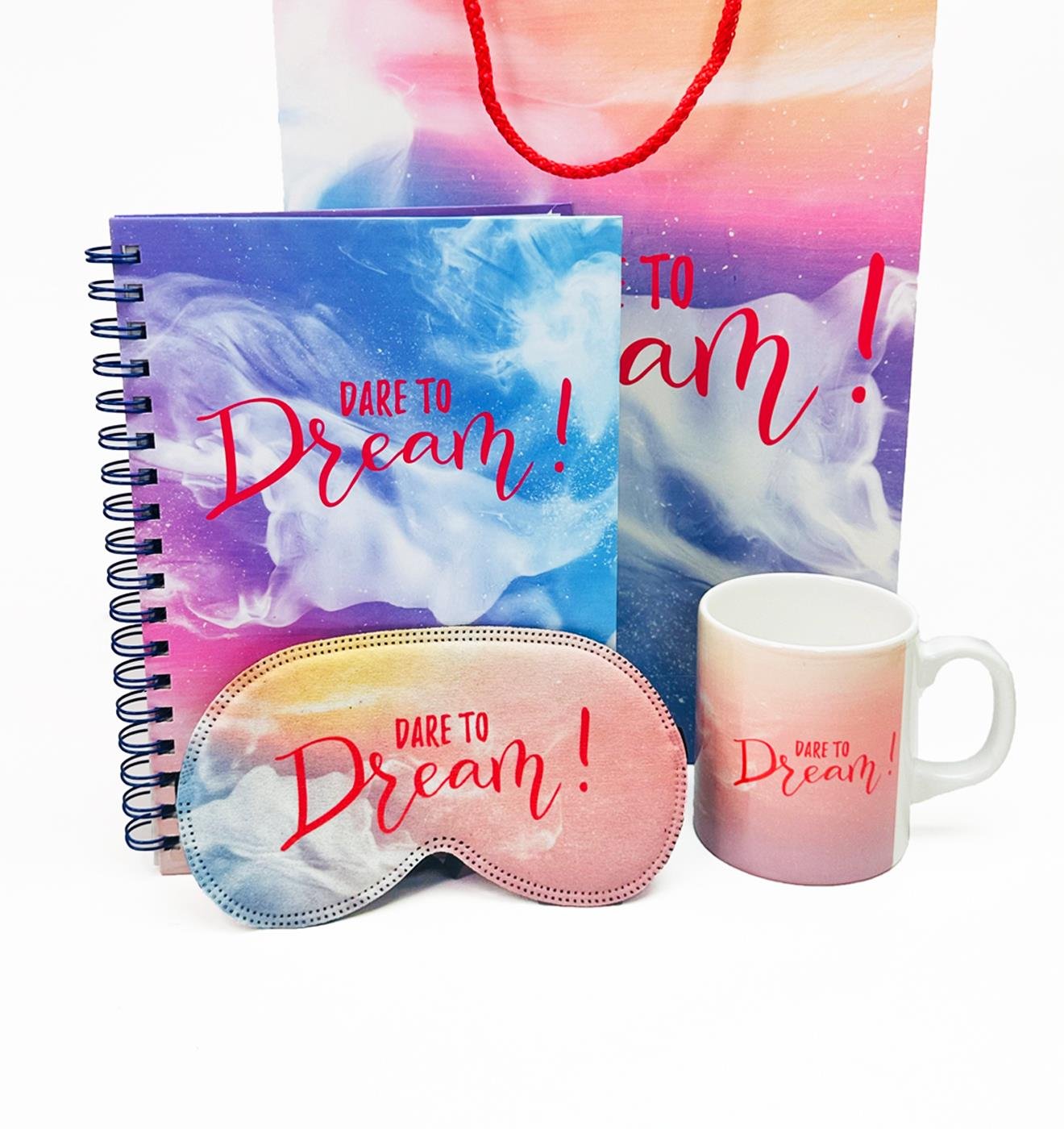 Dare To Dream Tasarımlı Karton Kutulu SetgiftmodaGmhs101977