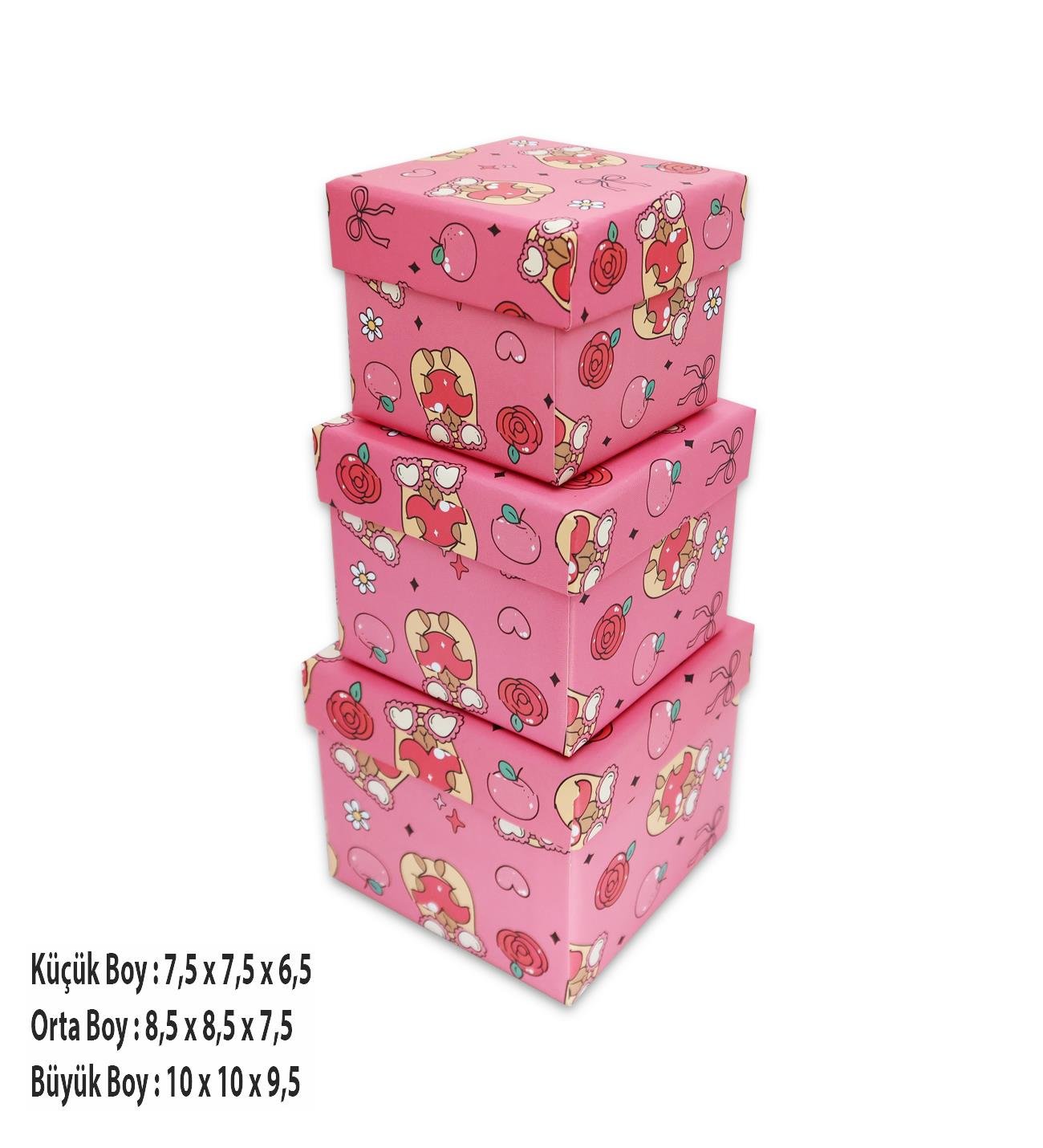 Capybara Fiyonk 3'lü Mini Hediye Kutusu ve Dot Defter, Doodle Book SetgiftmodaGmhs102073