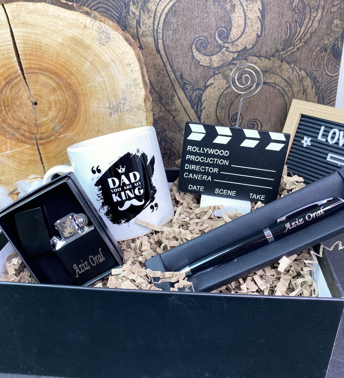 Kişiye Özel Kral Baba Tasarımlı Hediye SetigiftmodaGmhs101726