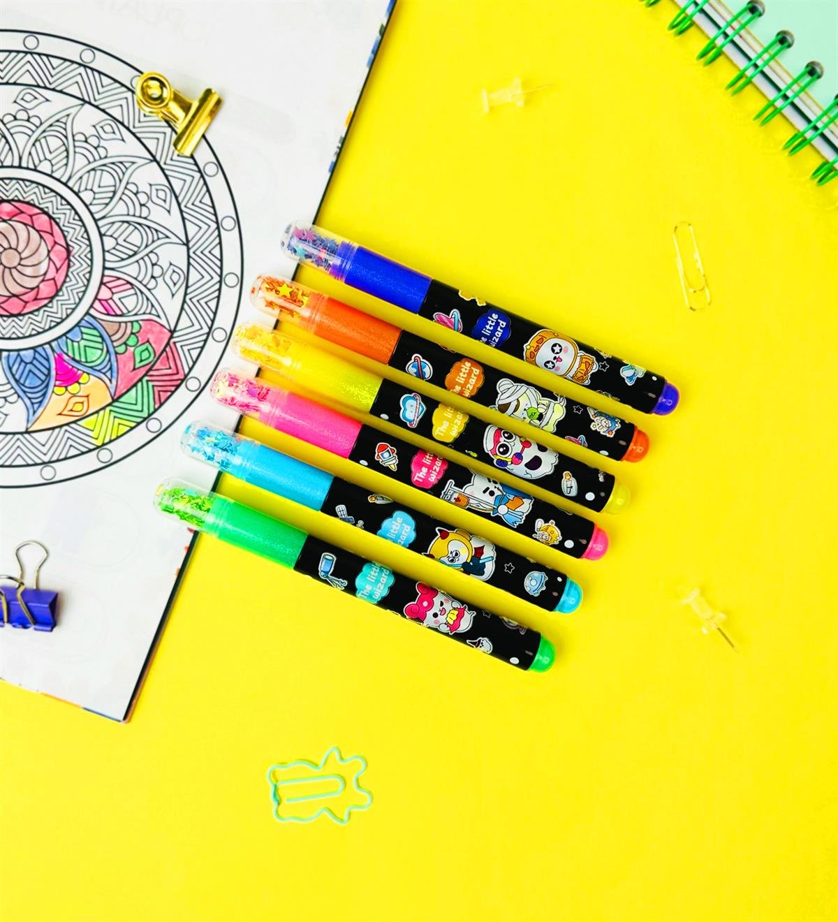 Space Tarot Tasarımlı Gezegen Fosforlu Kalemli Dolu Dolu Kırtasiye SetigiftmodaGmhs101823