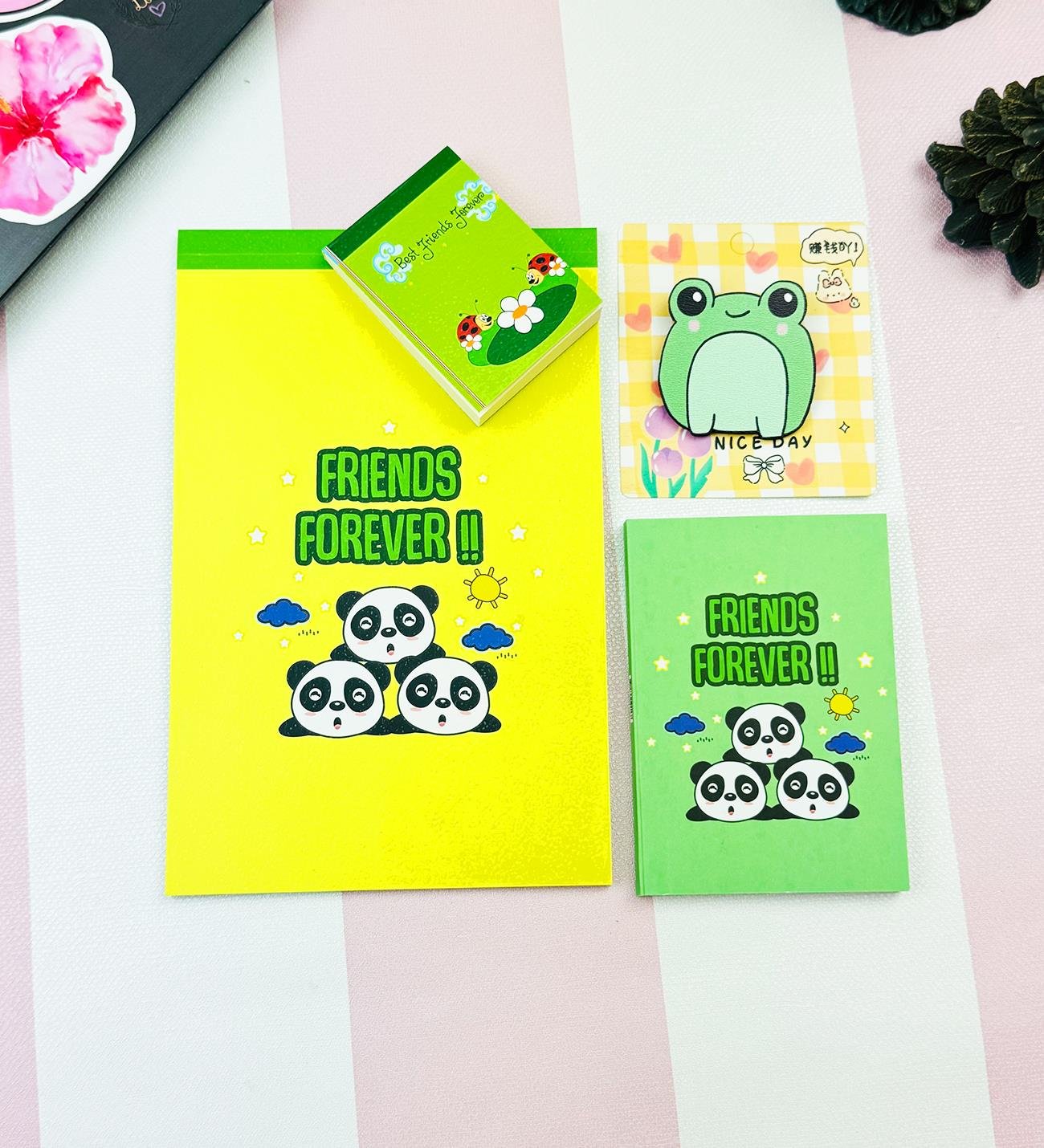 Motto Tasarımlı 4'lü Hediye Seti Seri :11giftmodaGmhs102024