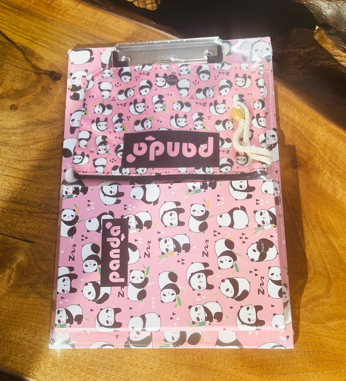 Panda Tasarımlı Defter Kalemlik Ve Sekreterlik Kırtasiye SetigiftmodaGmhs101797