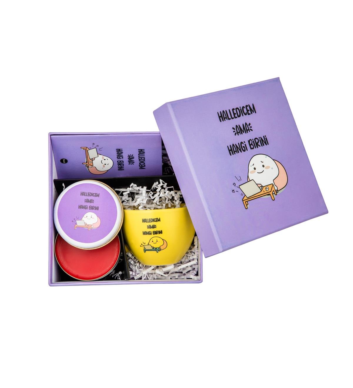 Halledicem Ama Hangi Birini Tasarımlı Hediye SetigiftmodaGmhs101864	