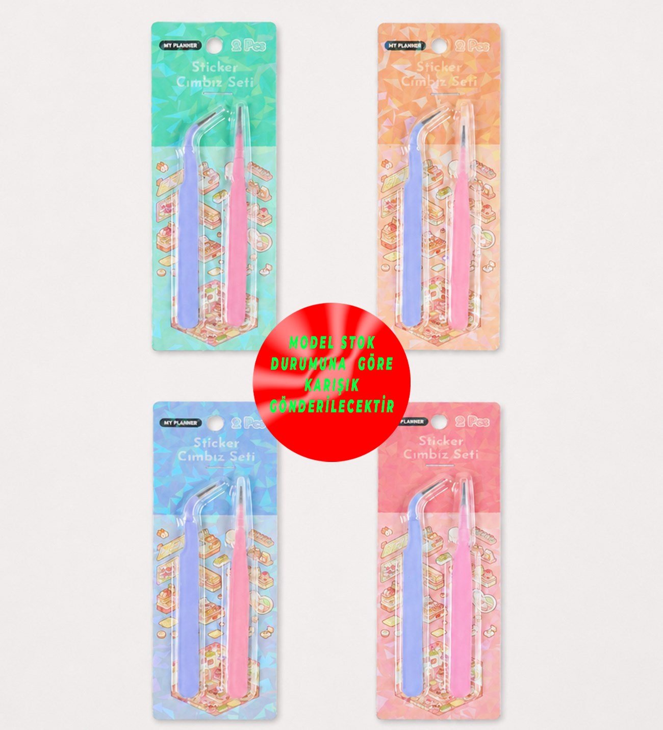 Hobi Sticker Cımbız SetigiftmodaBM-2716