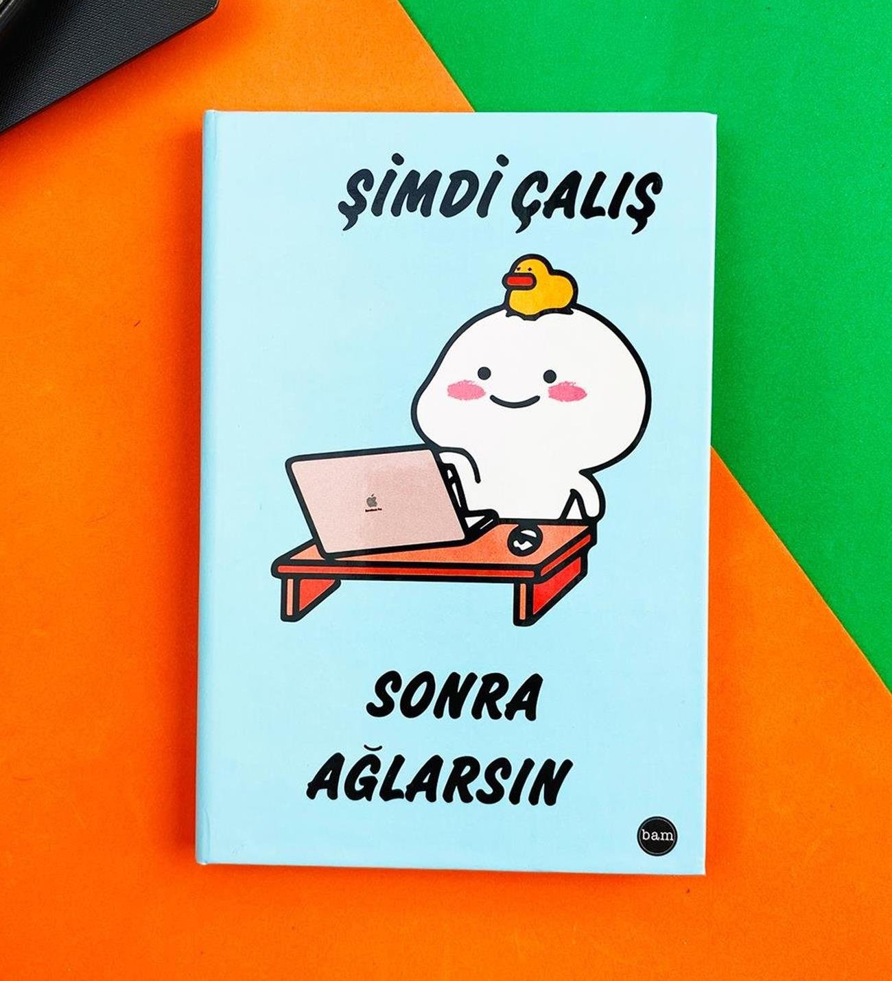 Şimdi Çalış Sonra Ağlarsın Tasarımlı Kırtasiye SetigiftmodaBam-1211-1