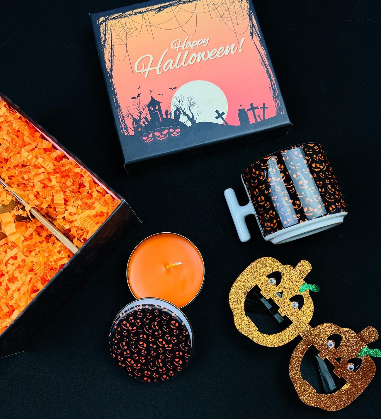 Happy Halloween Ev Tasarımlı Cadılar Bayramı Hediye SetigiftmodaGmhs102032