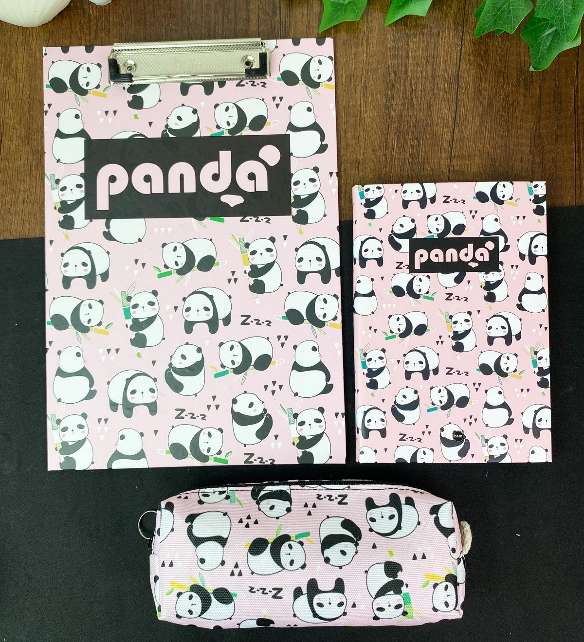 Panda Tasarımlı 3'lü Kırtasiye SetigiftmodaGmhs101781