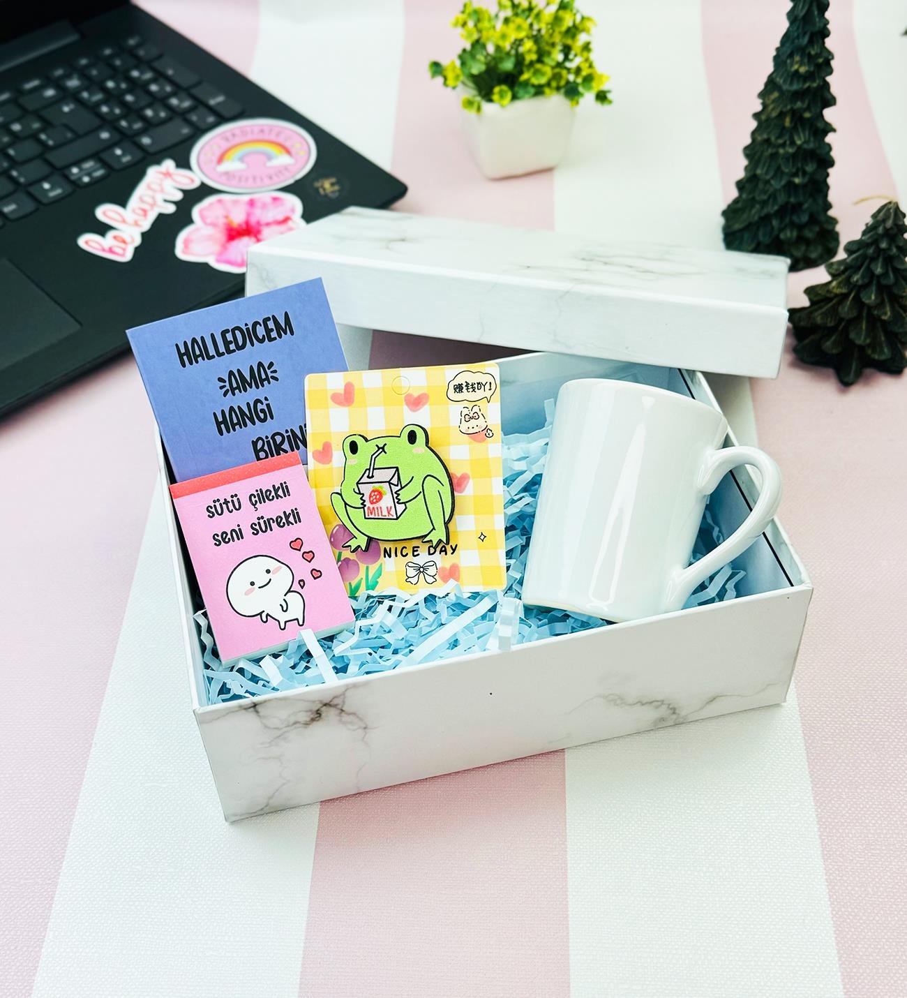 Sevimli Ve Motivasyon Dolu Gün Başlangıç SetigiftmodaGmhs102029