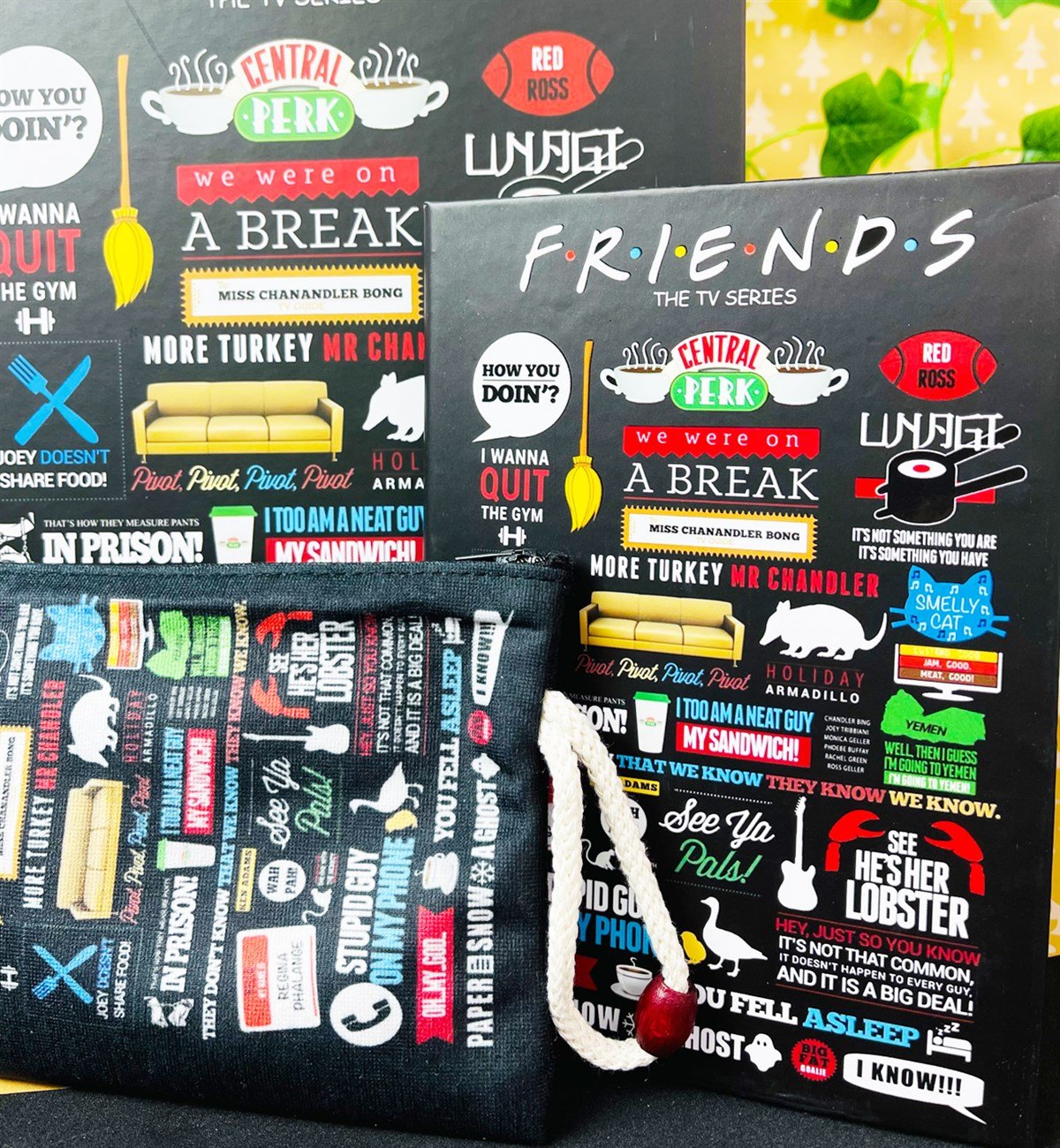 Friends Tasarımlı Defter Kalemlik Ve Sekreterlik Kırtasiye SetigiftmodaGmhs101361