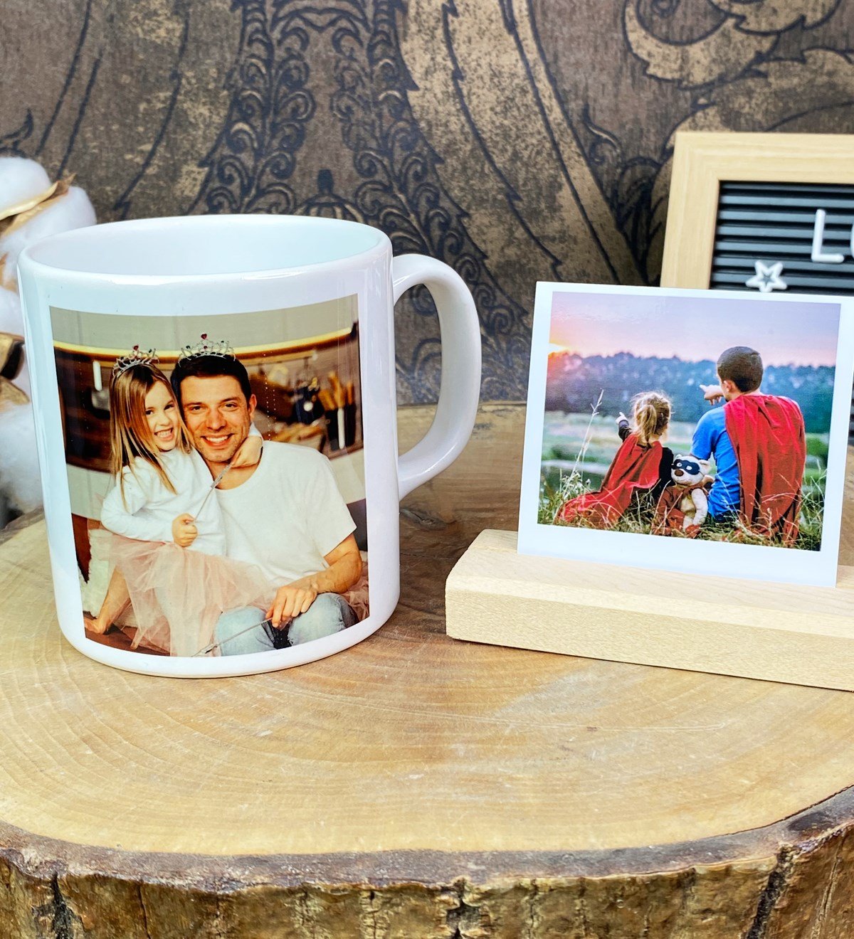 Kişiye Özel Dünyanın En Yakışıklı Babası Kupa Ve Fotoğraf tutucu SetgiftmodaGmhs101691