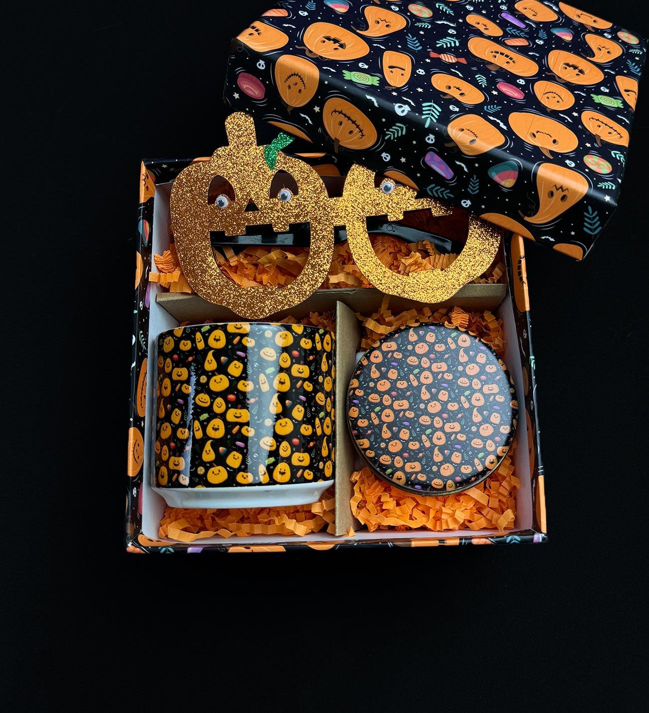 Bal Kabağı Halloween Tasarımlı Cadılar Bayramı Hediye SetigiftmodaGmhs102035